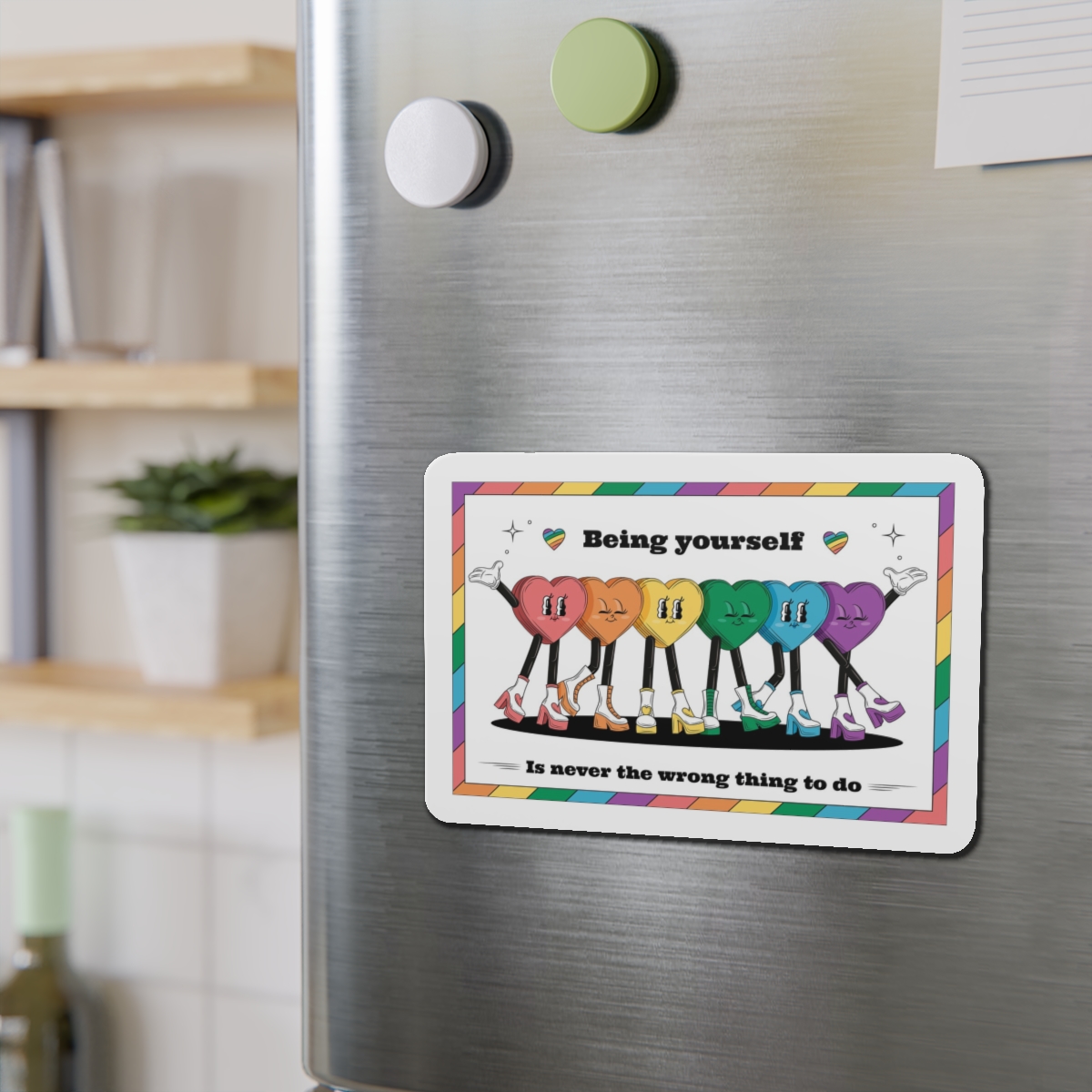 Illustration Pride Month Celebration Die Cut Magnets - Image 15
