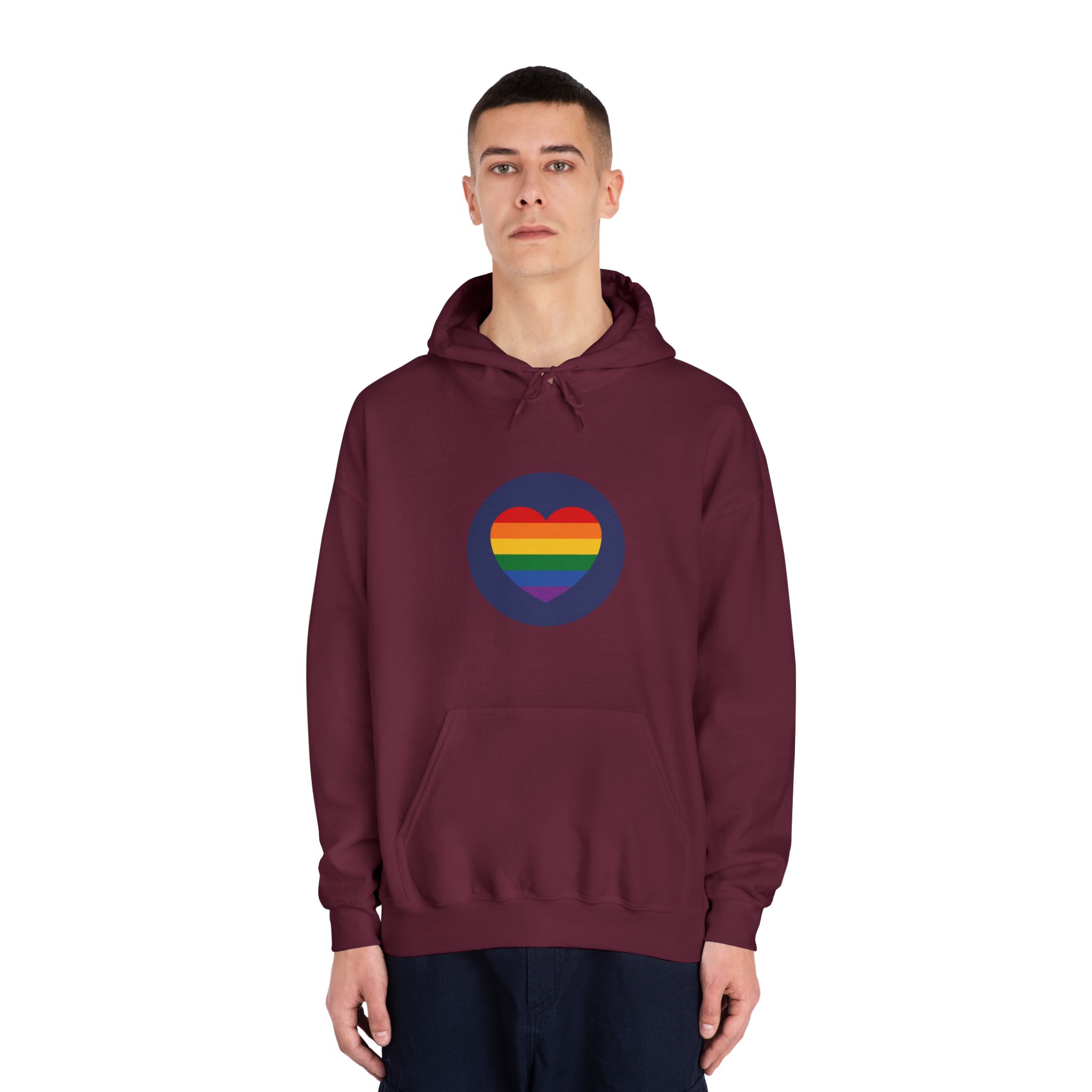Lgbt Pride Month June Lesbian Gay Bisexual Transgender Lgbtq Flag Rainbow Vector(5) Unisex Dryblend Hooded Sweatshirt - Image 19