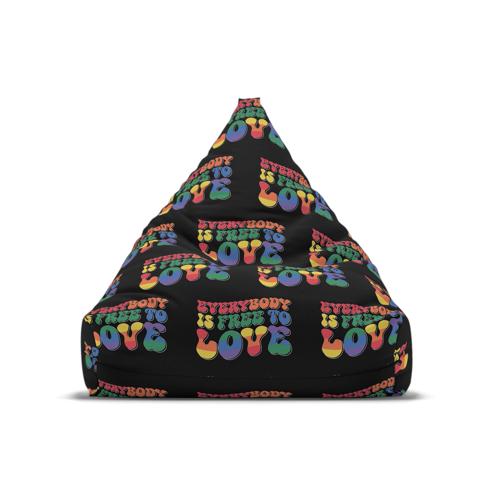 Pride Lgbt Gay Retro Tshirt Design Bean Bag Chair Cover - Image 5