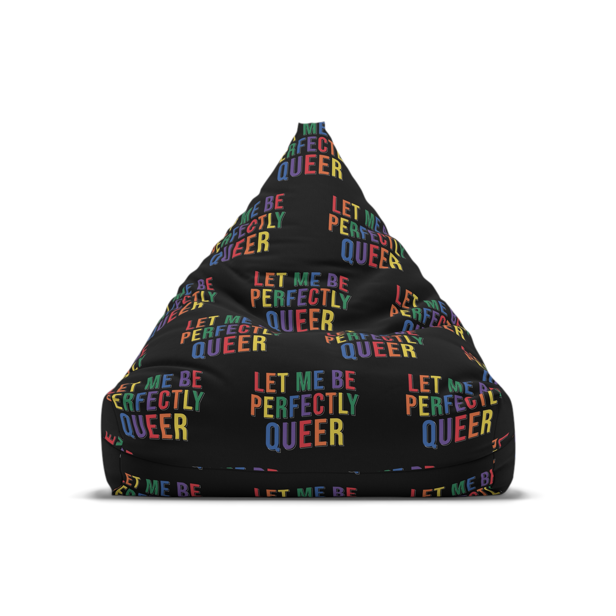 Pride Lgbtq Gay Typography Vector Tshirt Design(9) Bean Bag Chair Cover - Image 5