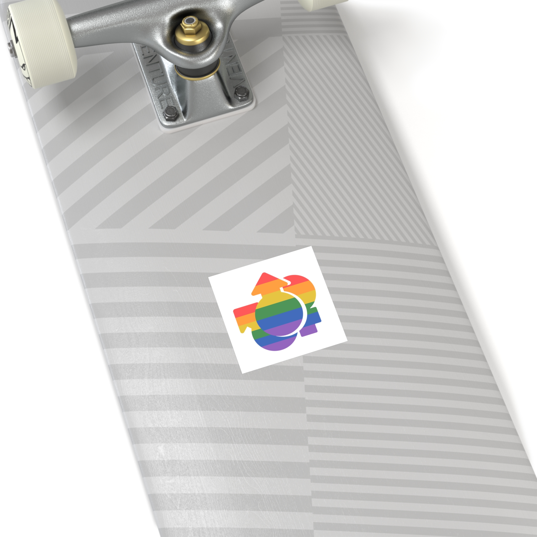 Lgbt Icon Isolated Black Background Lgbt Community Human Rights Concept Vector Flat Illustration Poster Card Banner Laminate Stickers Square - Image 4