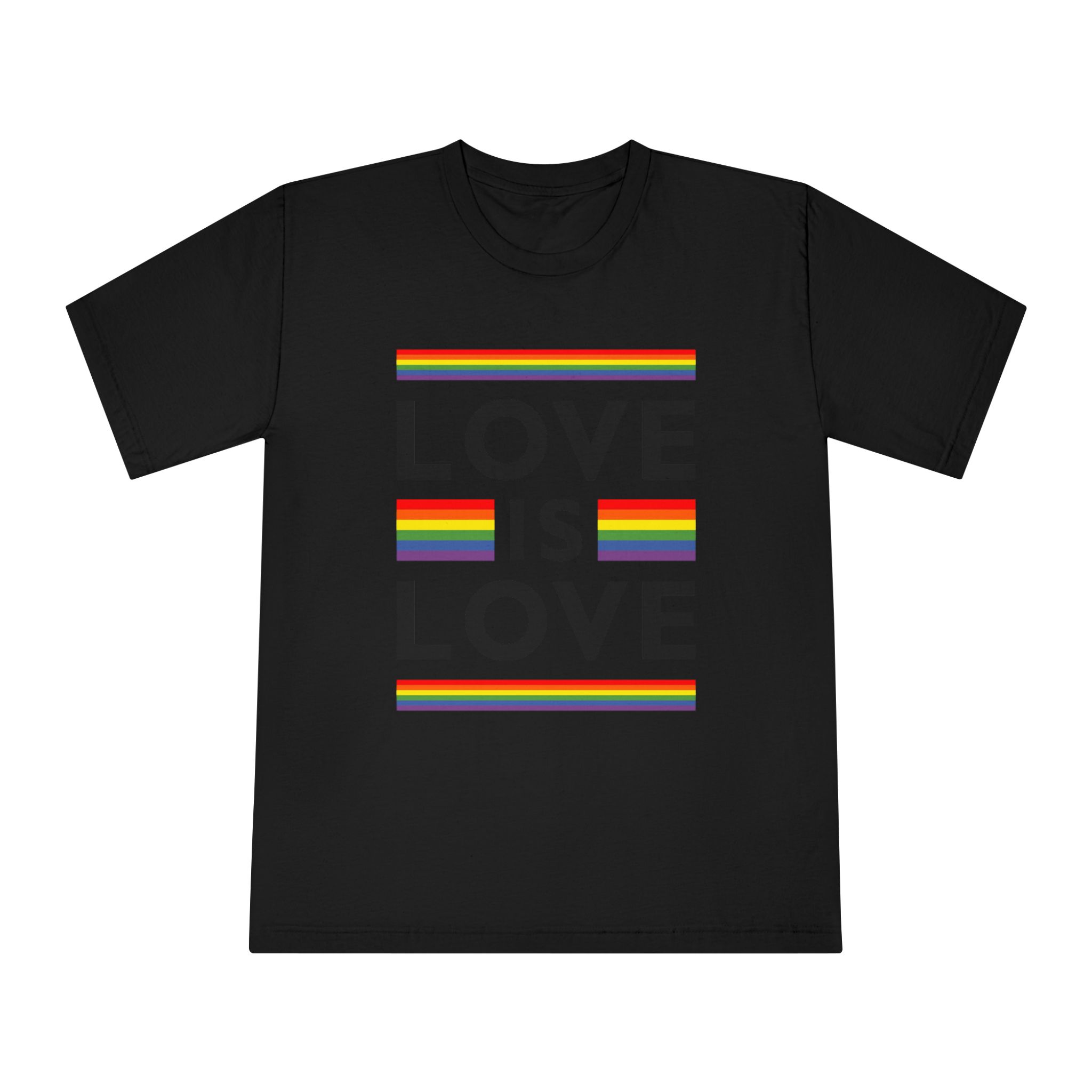 Love Is Love Lgbt Flag Symbol Pride Month Symbol - Unisex Classic Crewneck T Shirt - Image 5