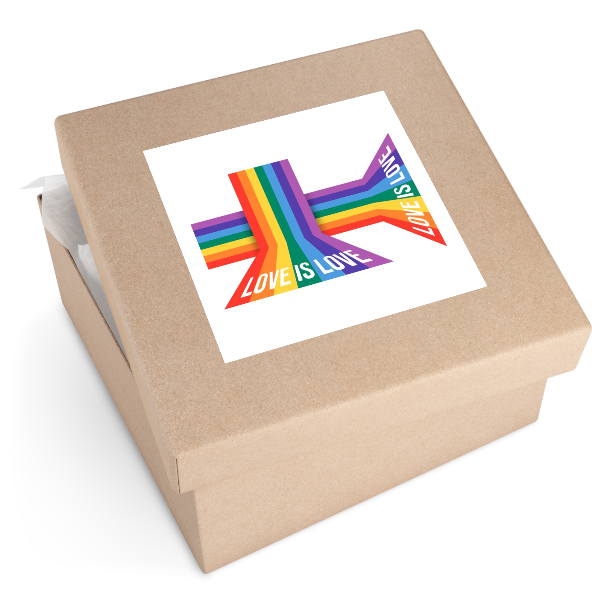 Pride Month Banner With Pride Lgbtq Rainbow Flag Vector Background Laminate Stickers Square - Image 55