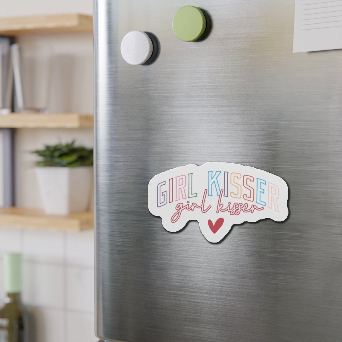 Girl Kisser Die Cut Magnets - Image 15