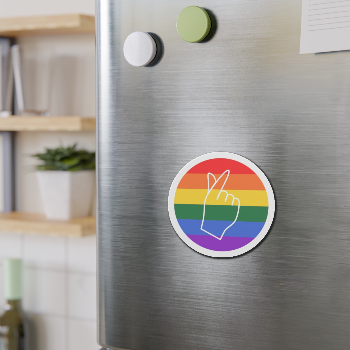 Lgbtq Diversity Rainbow Pride Concept Vector Isolated Illustration Die Cut Magnets - Image 9