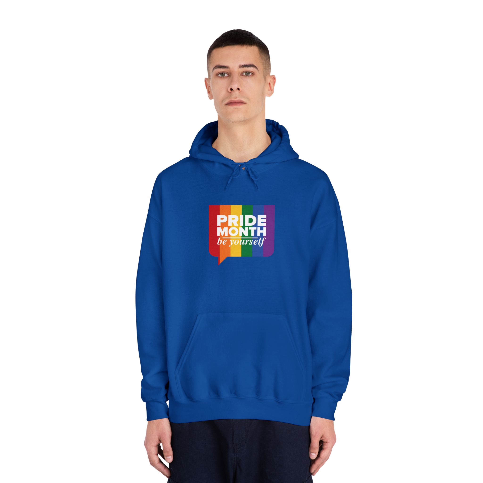 Lgbt Pride Month June Lgbt Flag Rainbow Flag Love Concept Vector Illustration Poster (1) Unisex Dryblend Hooded Sweatshirt - Image 27