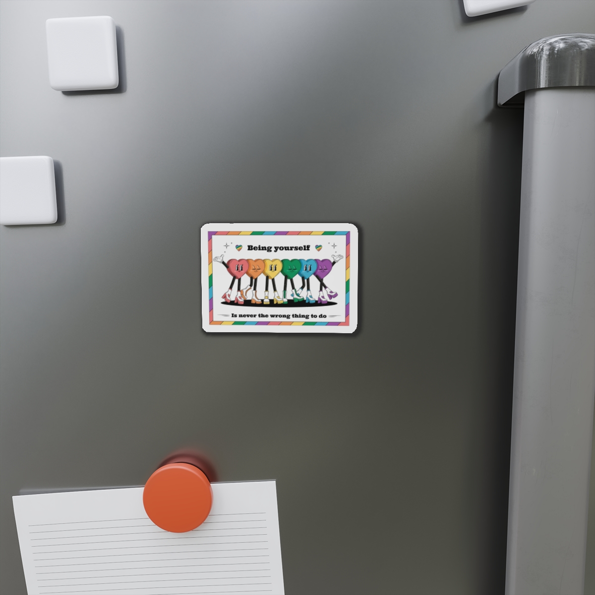 Illustration Pride Month Celebration Die Cut Magnets - Image 5