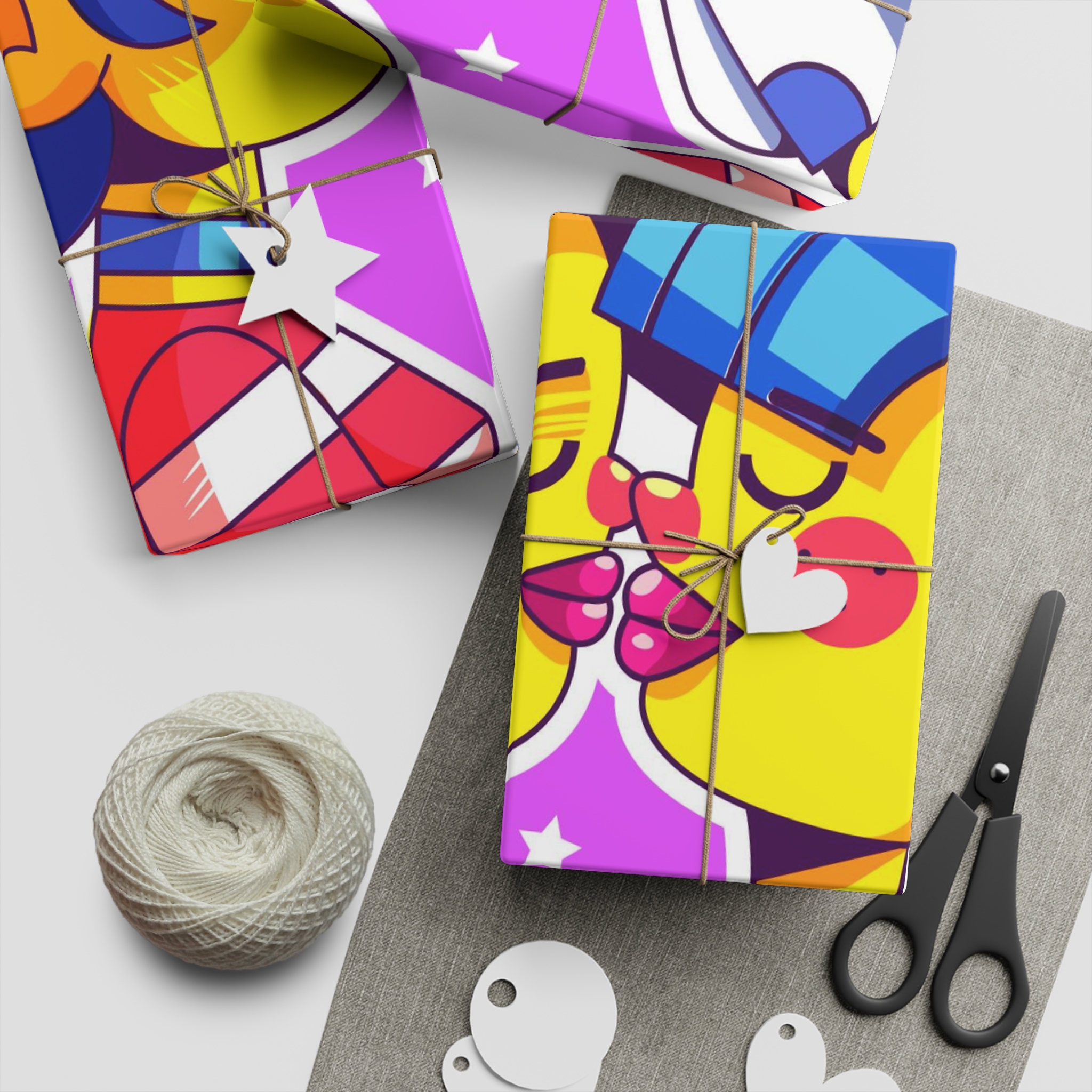 Lesbian Pride Design 4F4976 Gift Wrapping Paper Sheets 1pc - Image 5