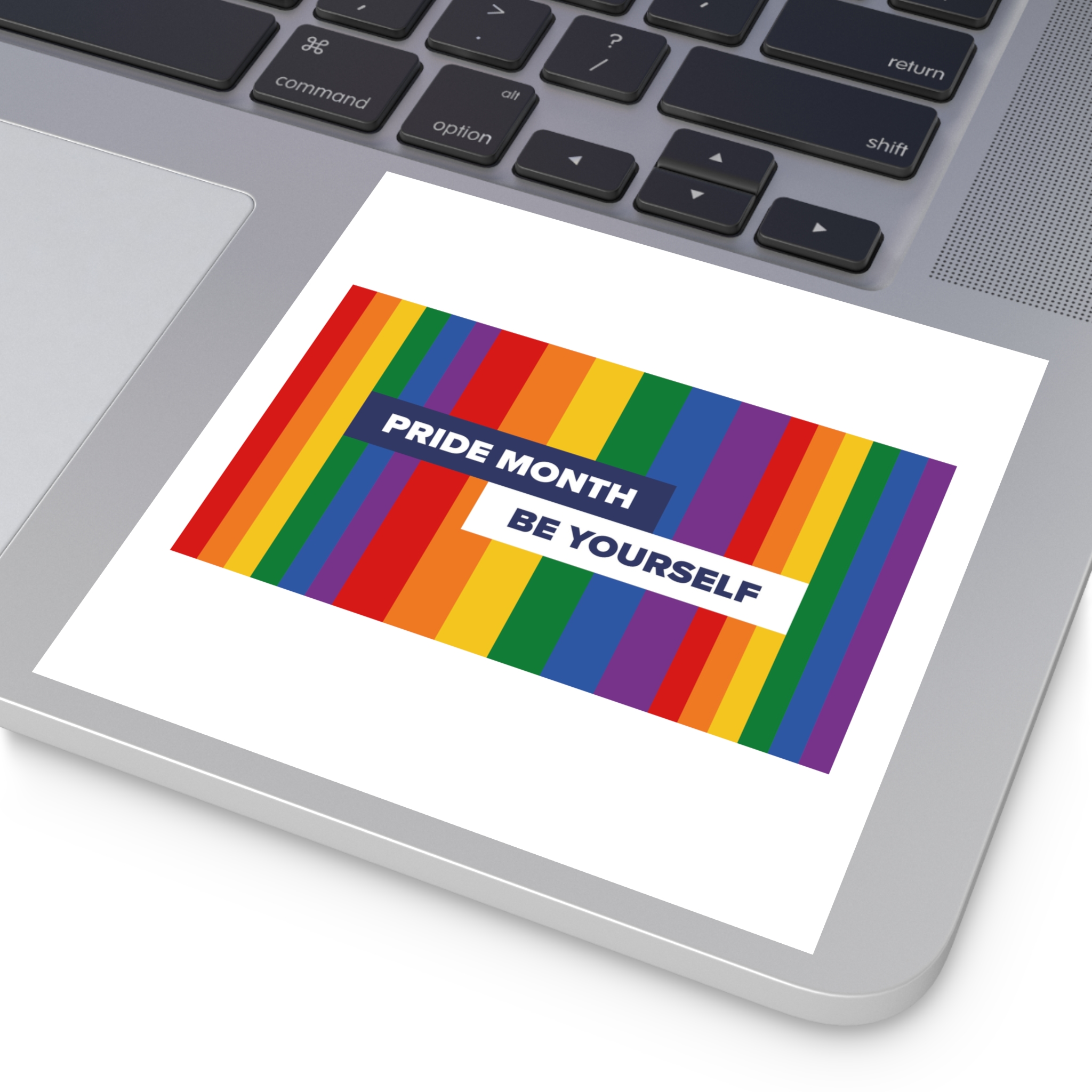 Lgbt Pride Month June Lesbian Gay Bisexual Transgender Lgbtq Flag Rainbow Vector2 Laminate Stickers Square - Image 43