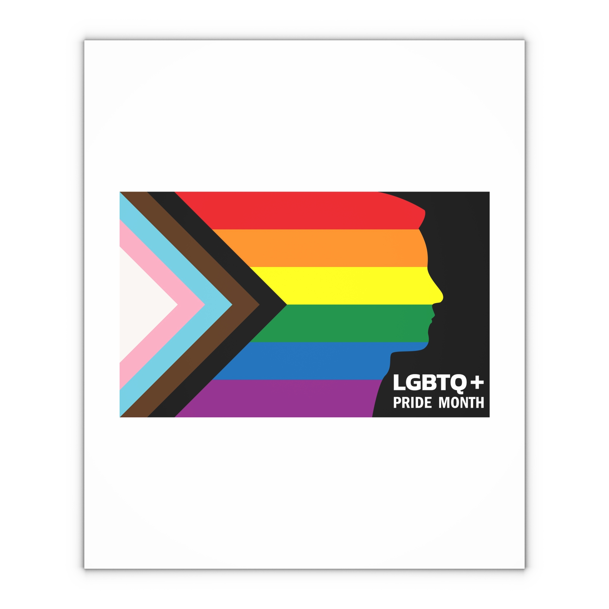 Happy Pride Day Concept Lgbtq Community Lgbt Pride Typography Vector Gift Wrapping Paper Sheets 1pc - Image 4