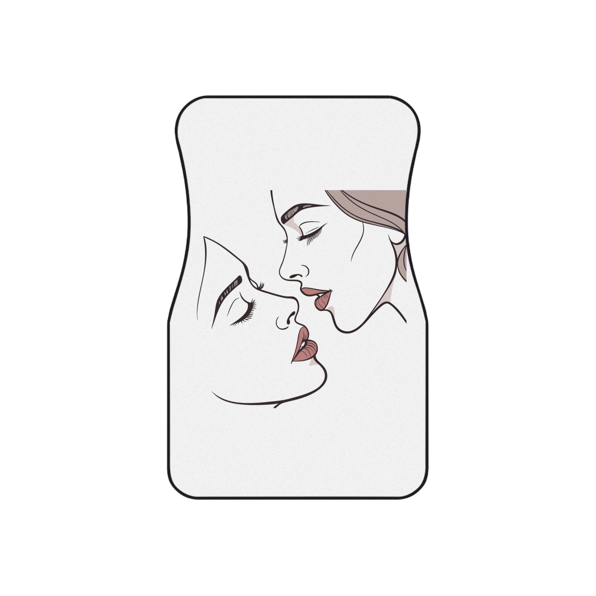 Perfect Lip Set Open Close Smooches (1) Car Mats Set Of 4 - Image 2