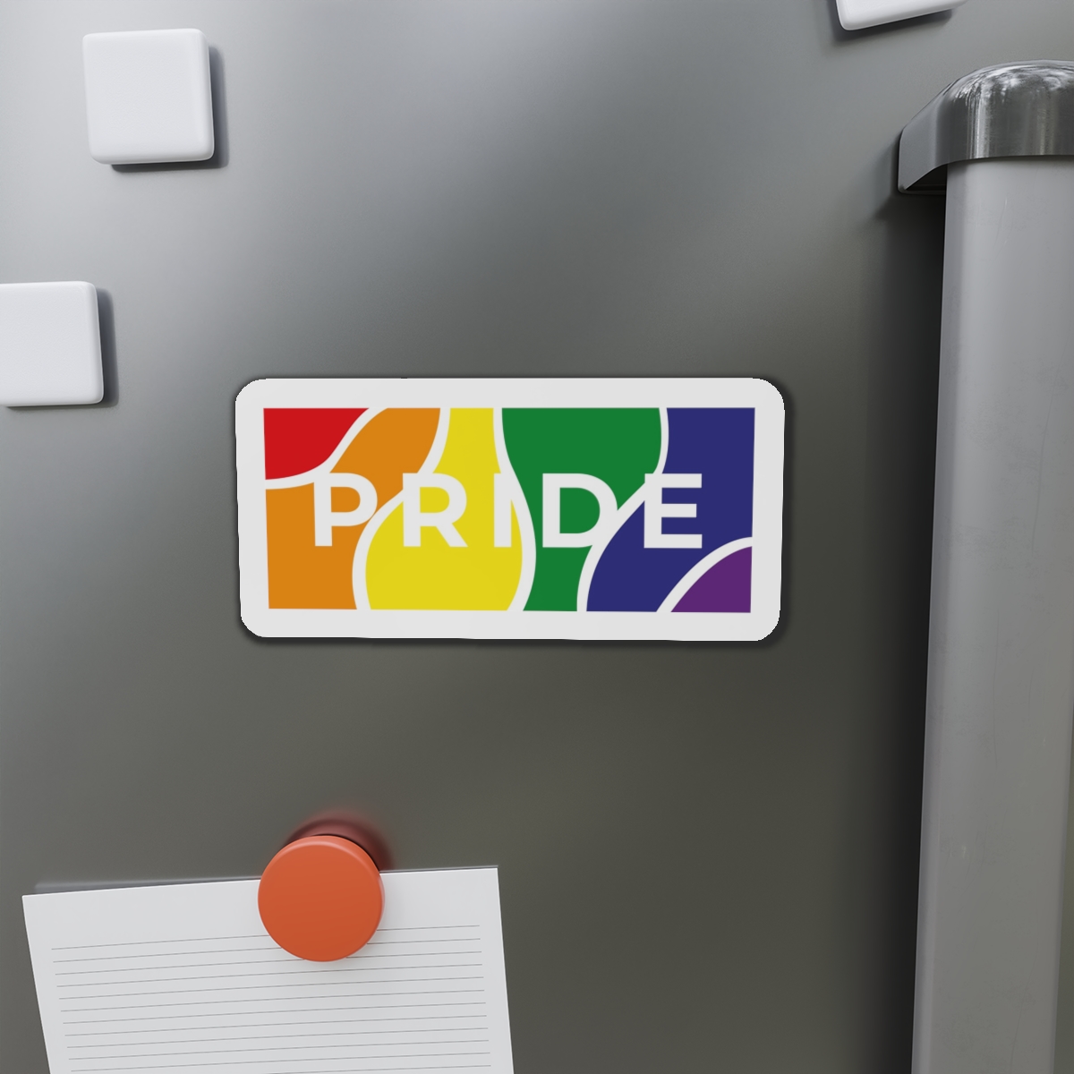Gay Pride Month Colors Lgbtq Rainbow Background Tolerance Festival Die Cut Magnets - Image 14