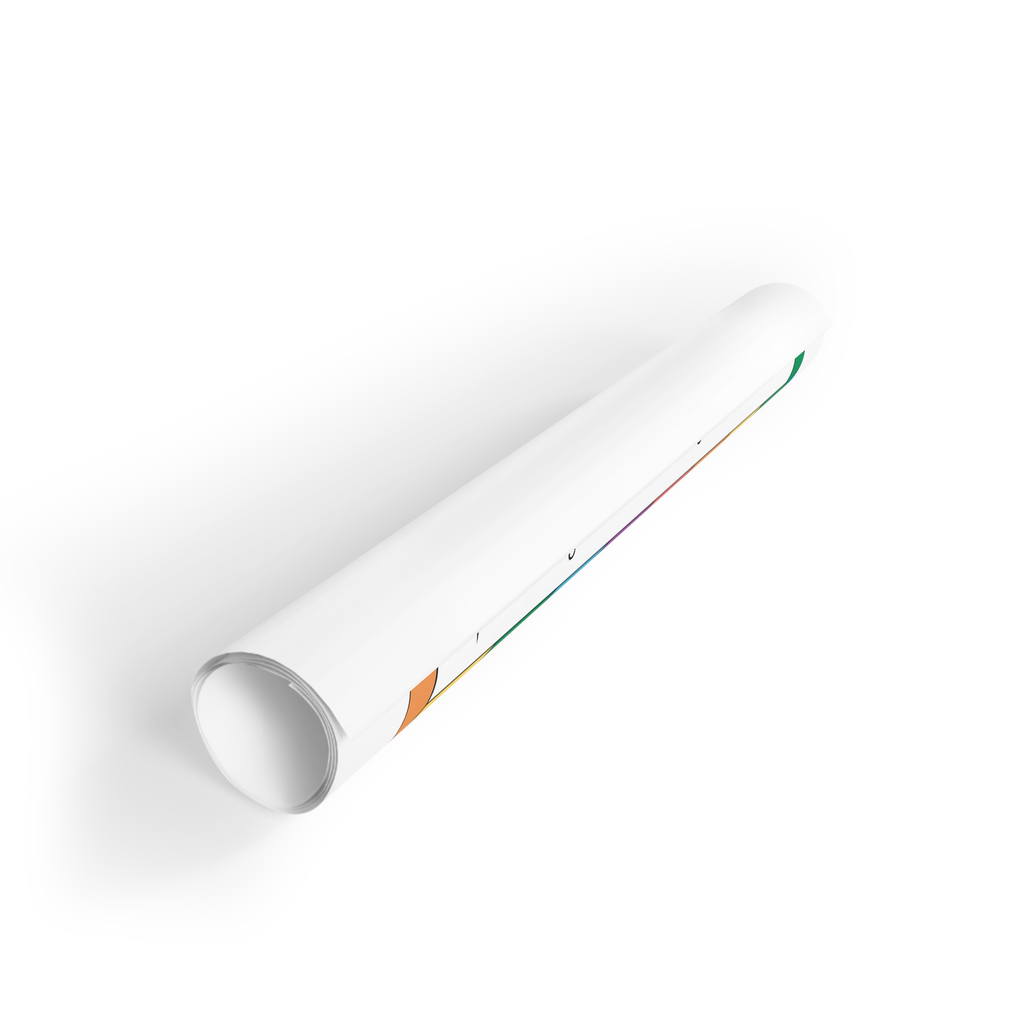 Hand Drawn Labels Collection Pride Month Celebration Gift Wrapping Paper Rolls 1pc - Image 2