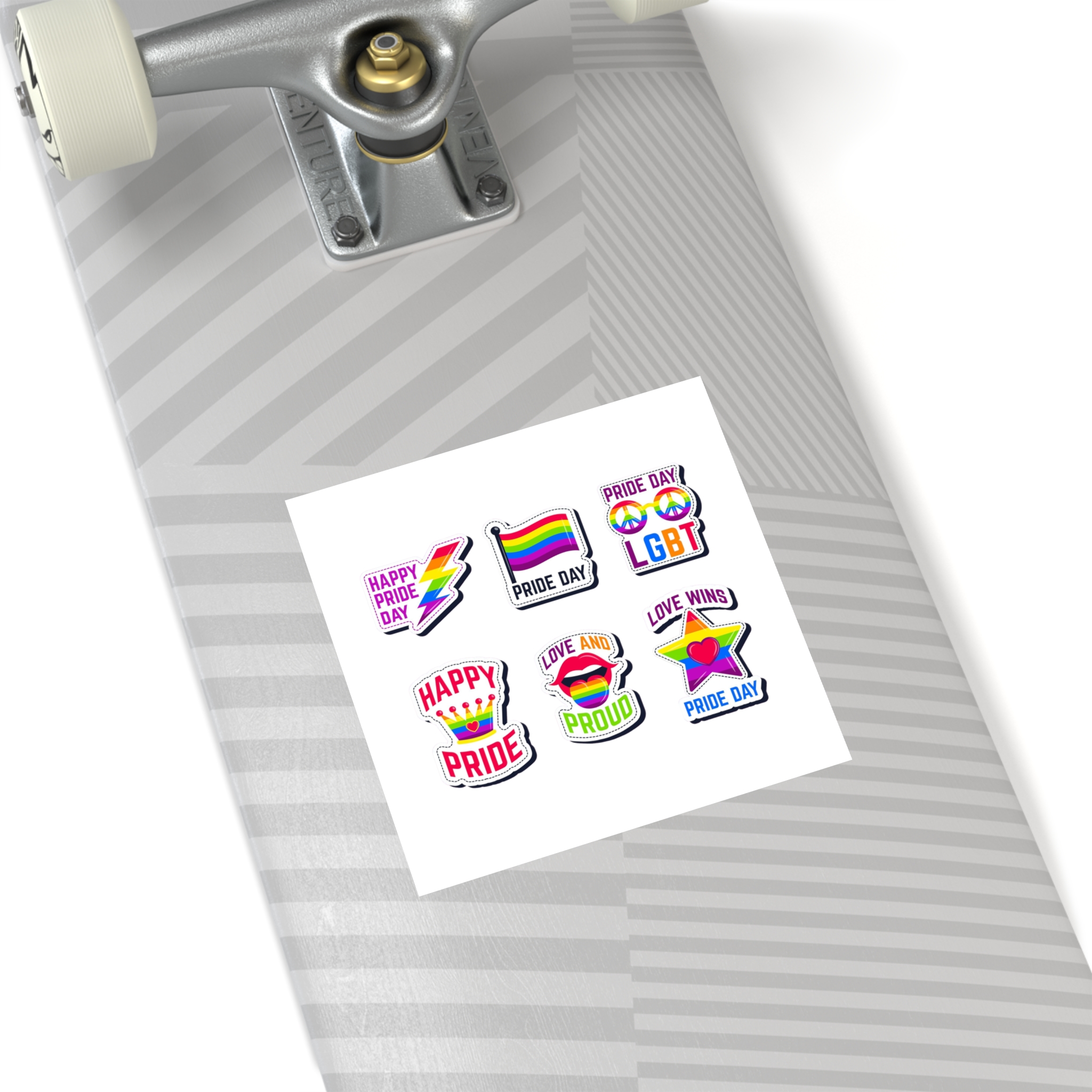 Label Collection With Pride Day Theme Laminate Stickers Square - Image 44
