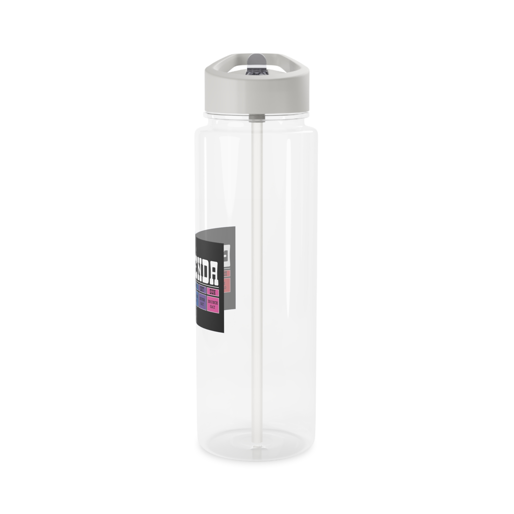Poster That Says Pay Attention It Tritan Water Bottle - Image 7