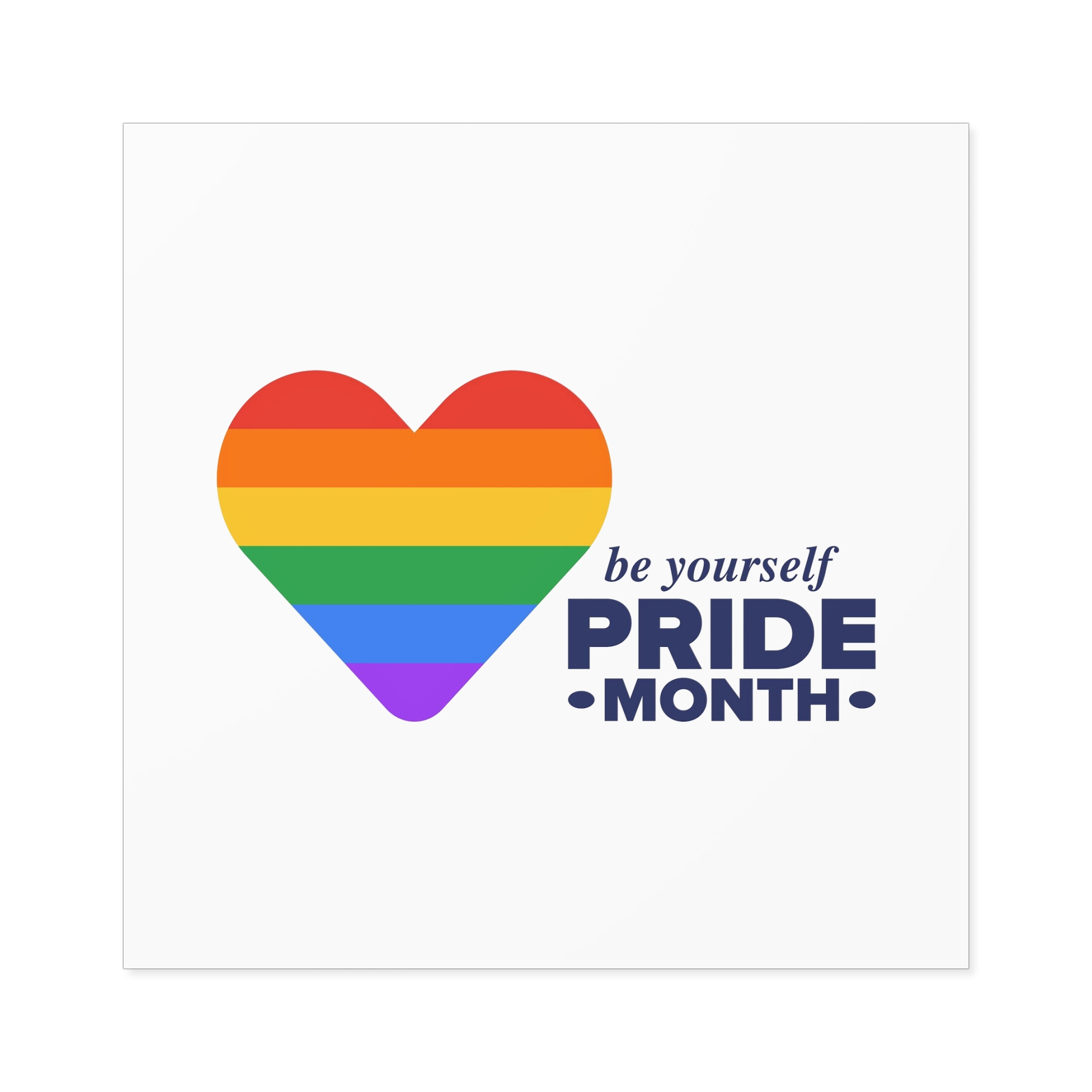 Lgbt Pride Month June Lgbt Flag Rainbow Flag Love Concept Vector Illustration Poster Laminate Stickers Square - Image 53