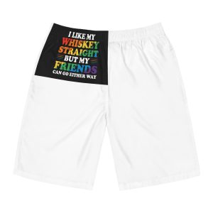 Pride Gay Lgbt Rainbow Tshirt Design(4) Mens Board Shorts Aop