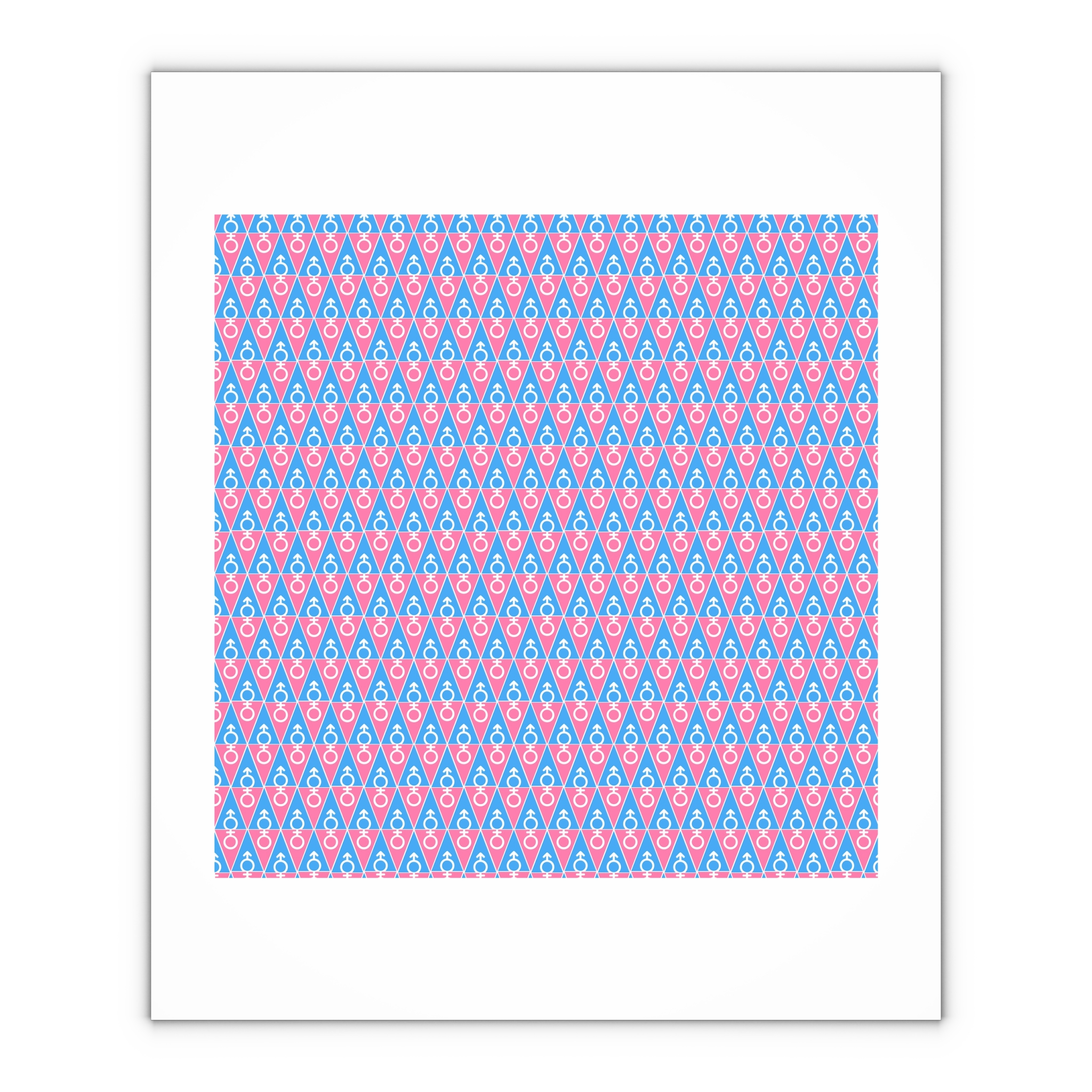 Gender Symbol Pattern Gift Wrapping Paper Sheets 1pc - Image 4