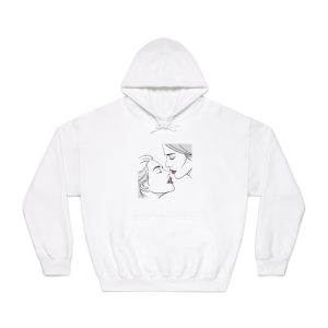 Perfect Lip Set Open Close Smooches Unisex Dryblend Hooded Sweatshirt