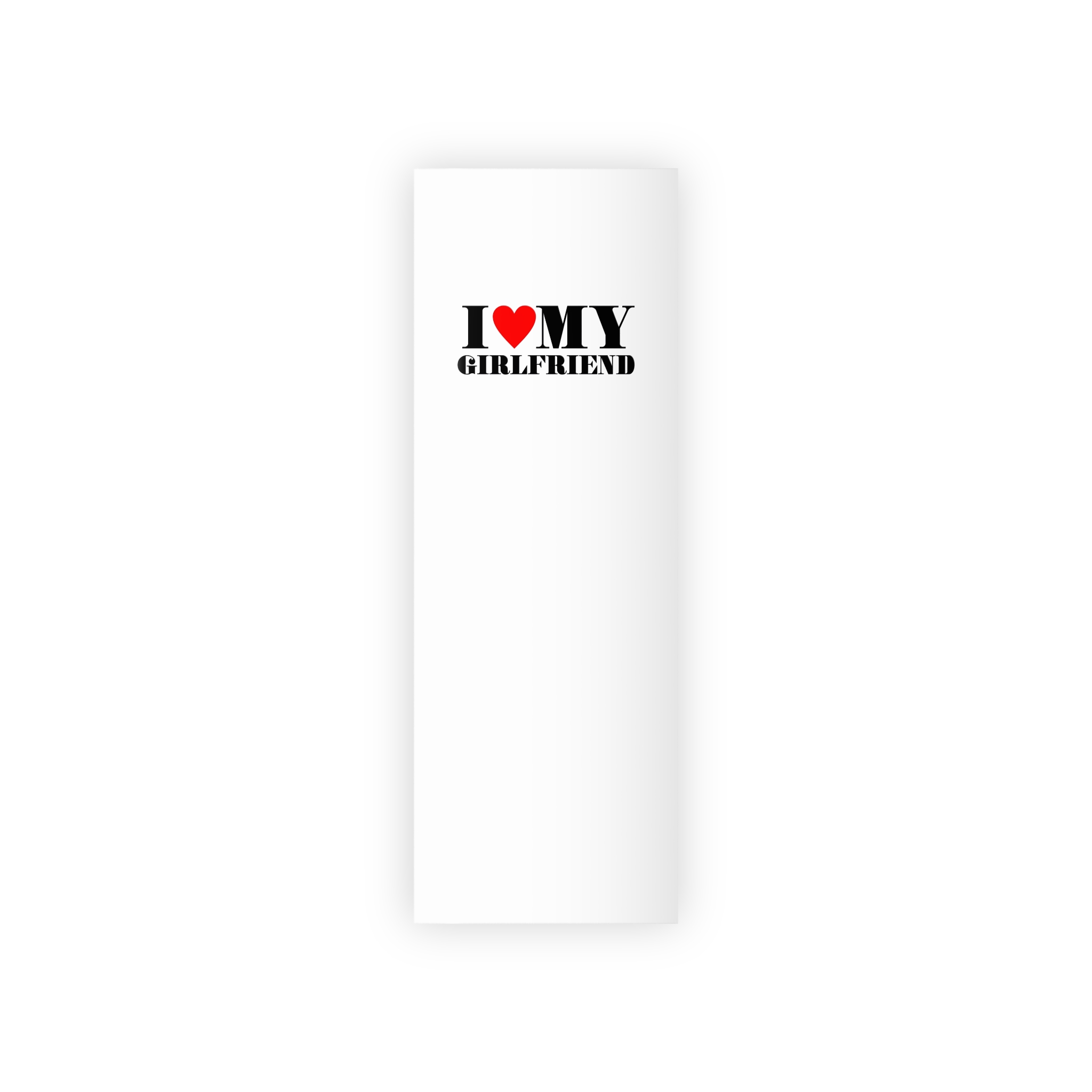 I Love My Girlfriend Typography Slogan T Shirt Printing Tee Graphic Design Vector Illustration Gift Wrapping Paper Rolls 1pc - Image 5
