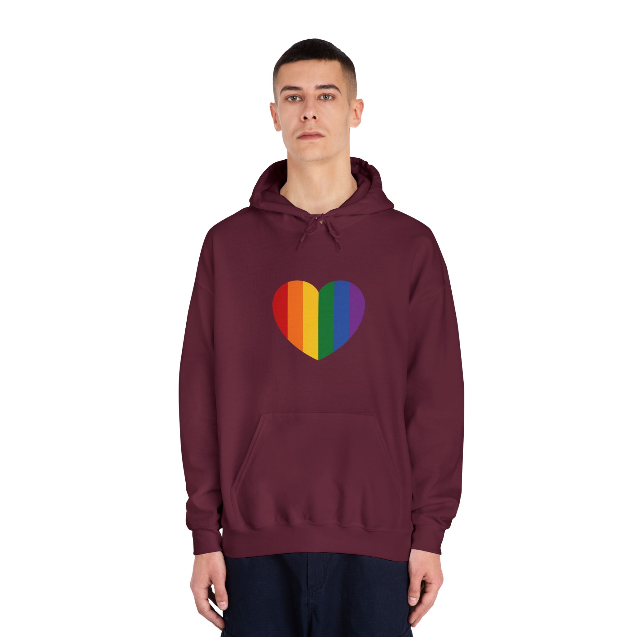 Lgbt Pride Month June Lesbian Gay Bisexual Transgender Lgbtq Flag Rainbow Vector(4) Unisex Dryblend Hooded Sweatshirt - Image 19