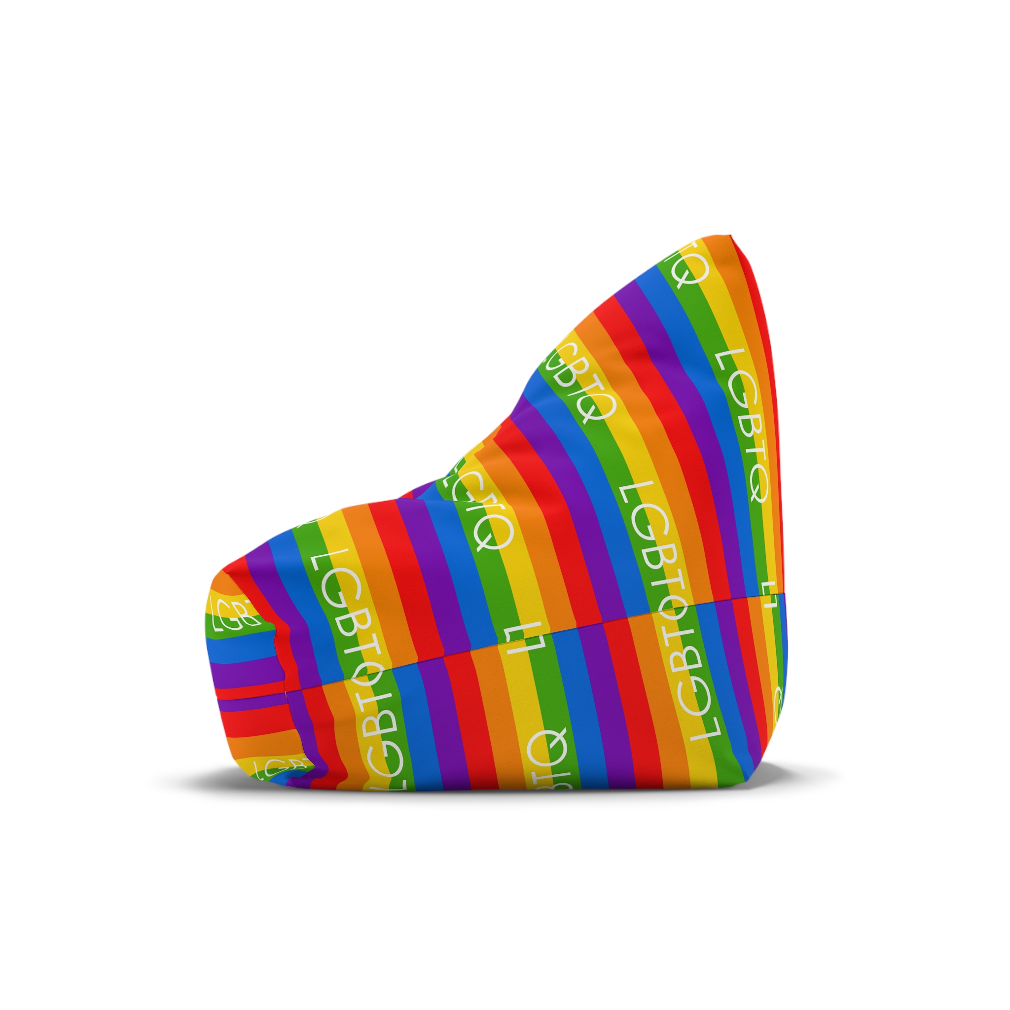 Lesbian Gay Bisexual Transgender Queer Flag Rainbow Pride Flag Lgbtq Bean Bag Chair Cover - Image 4