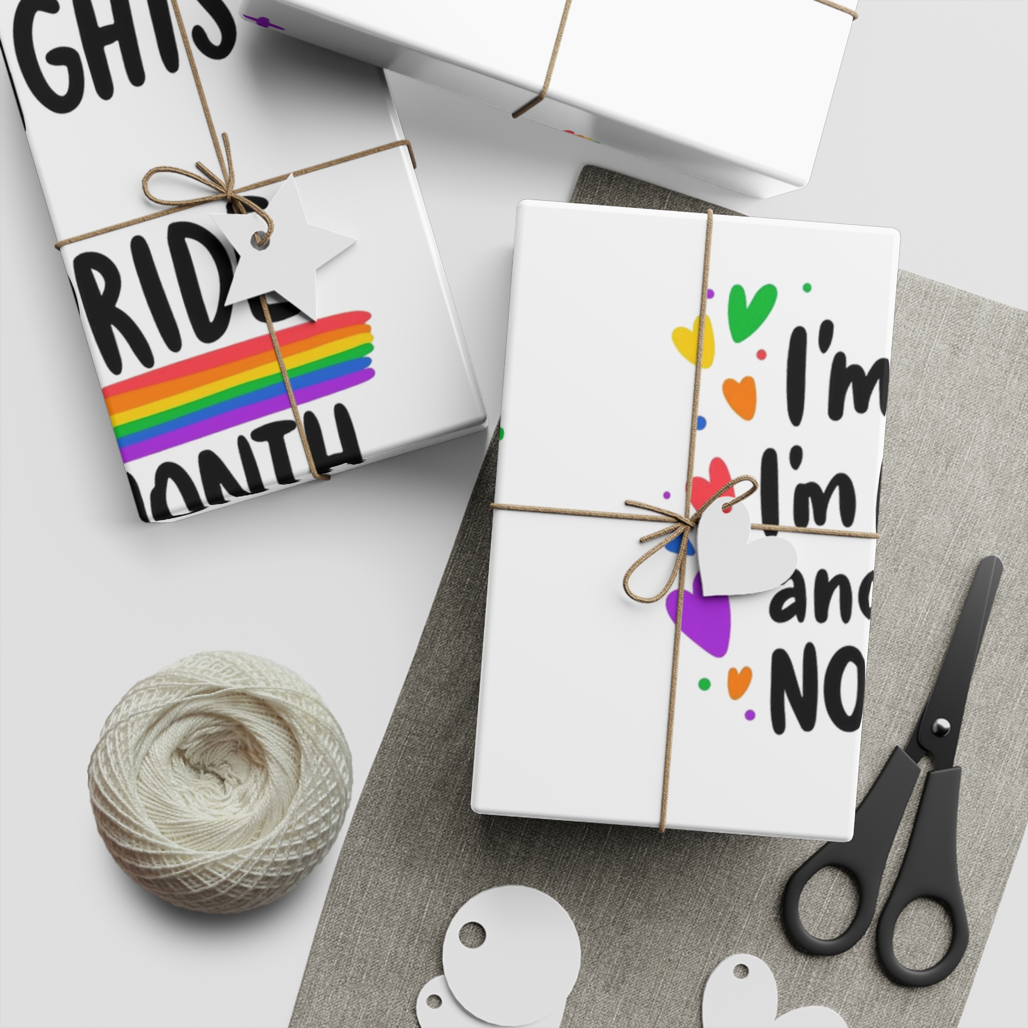 Labels Design Pride Day Event (1) Gift Wrapping Paper Sheets 1pc - Image 5