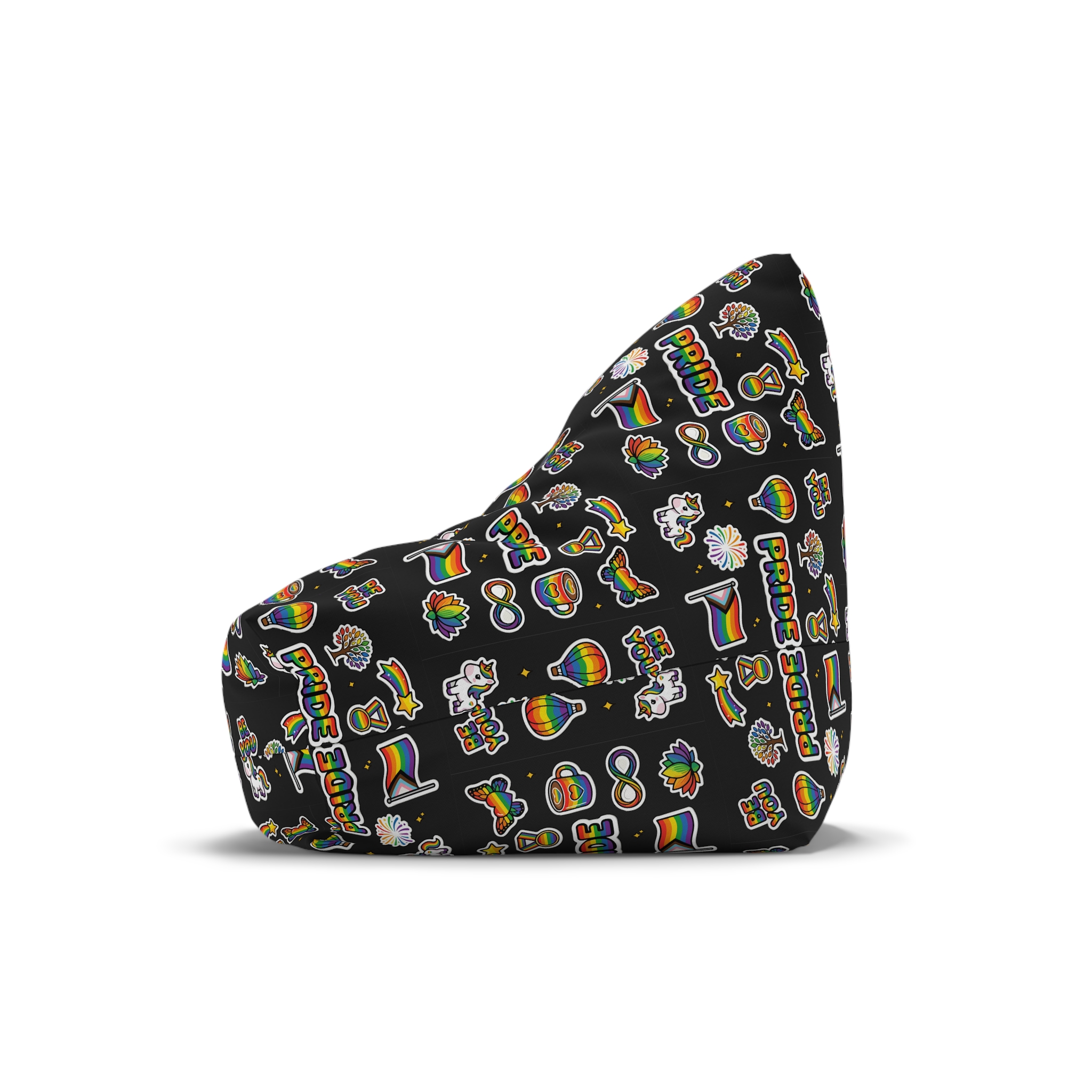 Lesbian Pride Design 20D8BE Bean Bag Chair Cover - Image 4