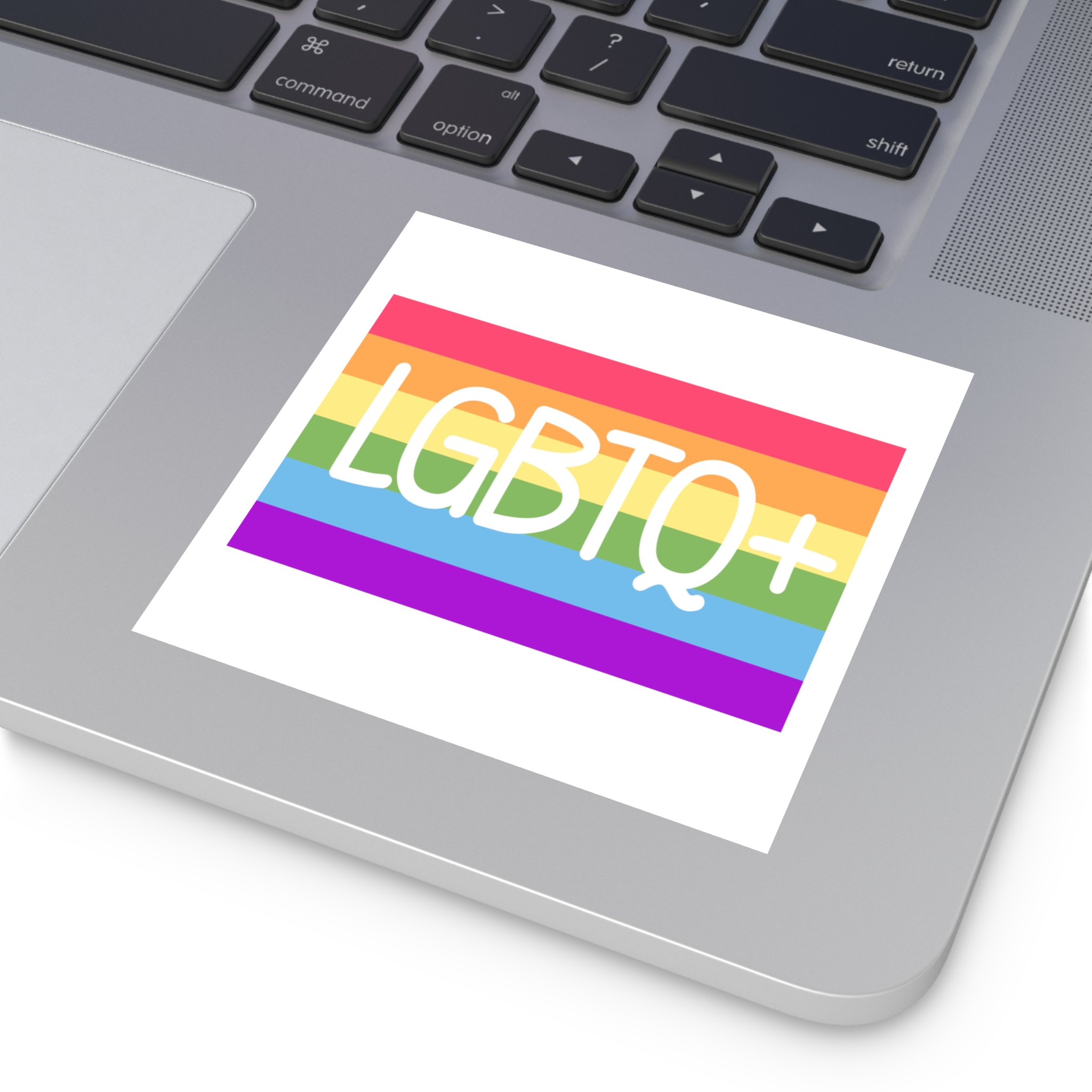 Pride Concept Background Lgbtq Pride Laminate Stickers Square - Image 19