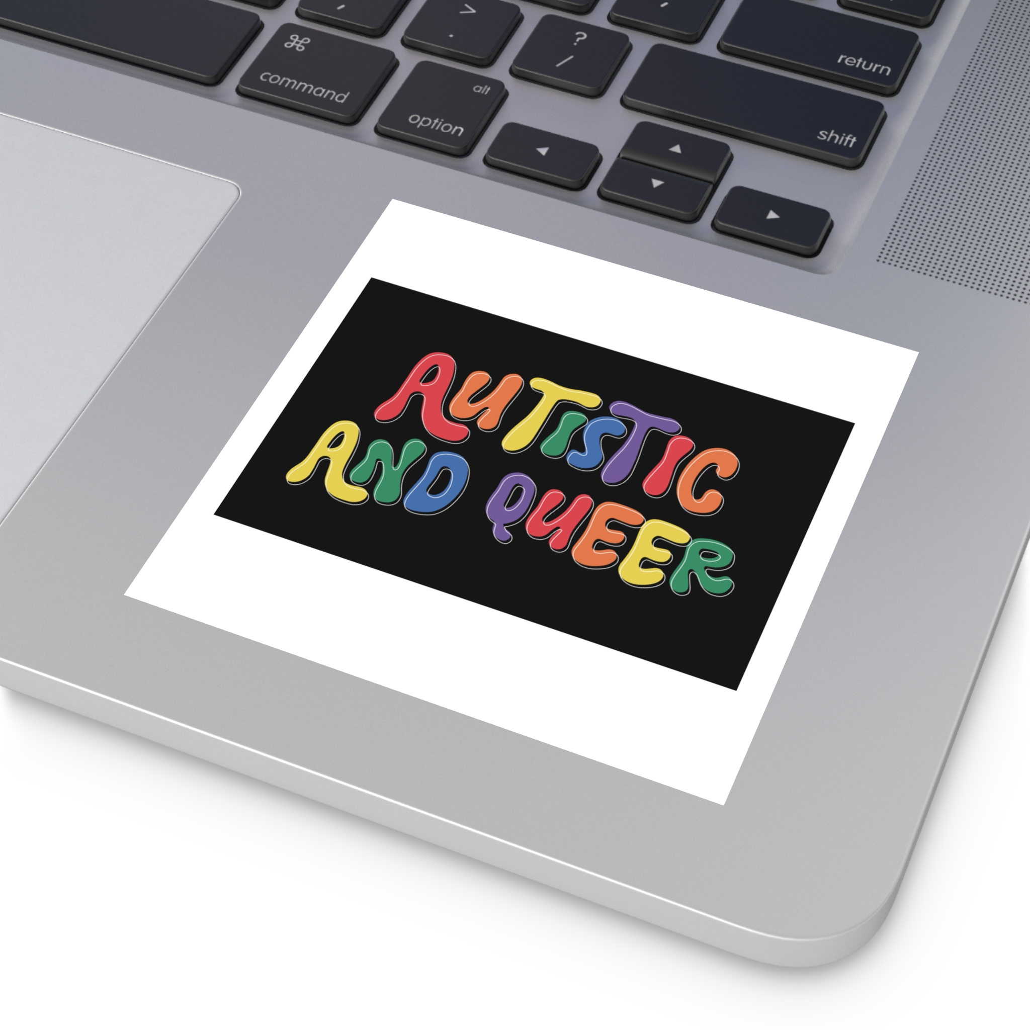Pride Lgbtq Gay Typography Vector Tshirt Design(6) Laminate Stickers Square - Image 19