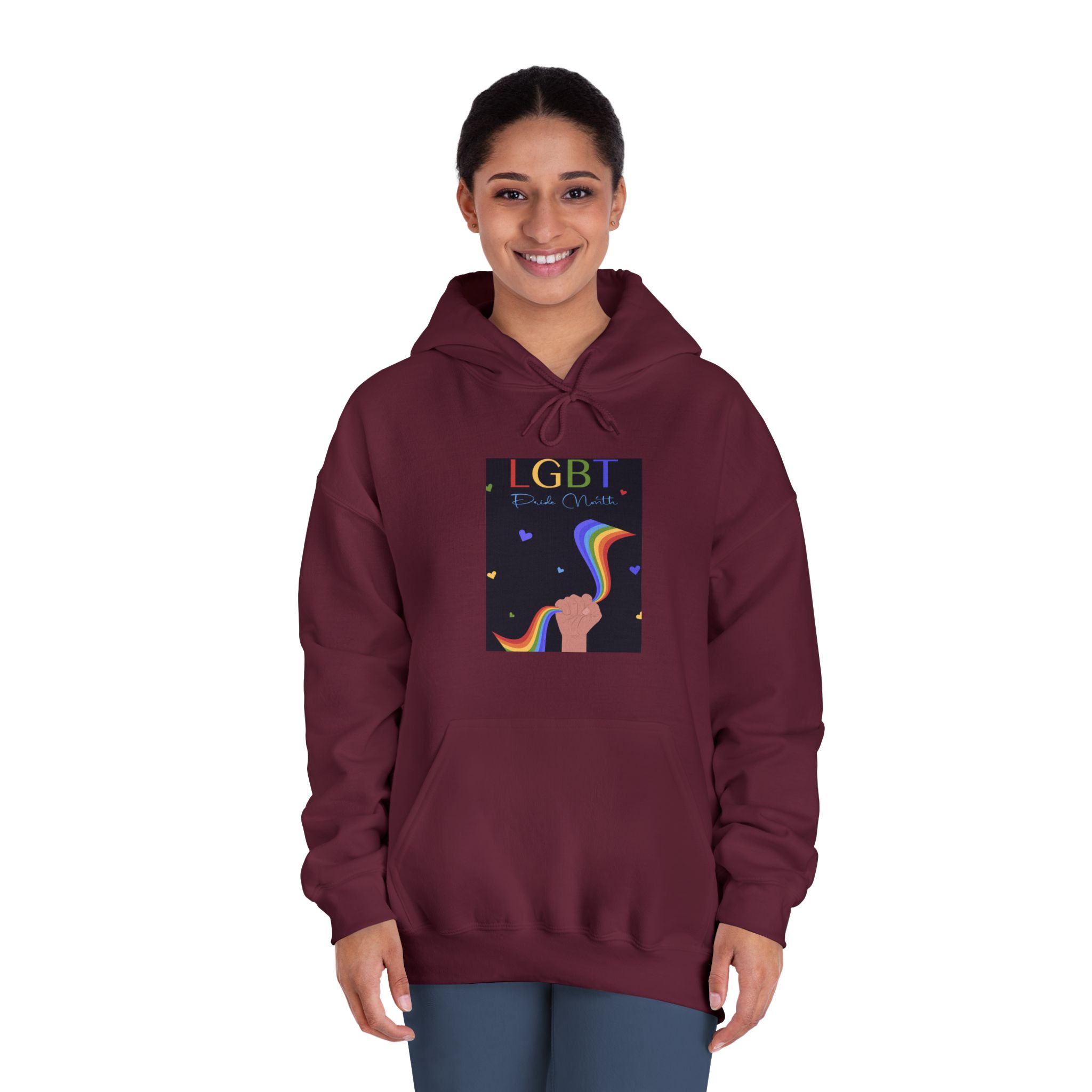 Poster Lgbt Pride Month Unisex Dryblend Hooded Sweatshirt - Image 20