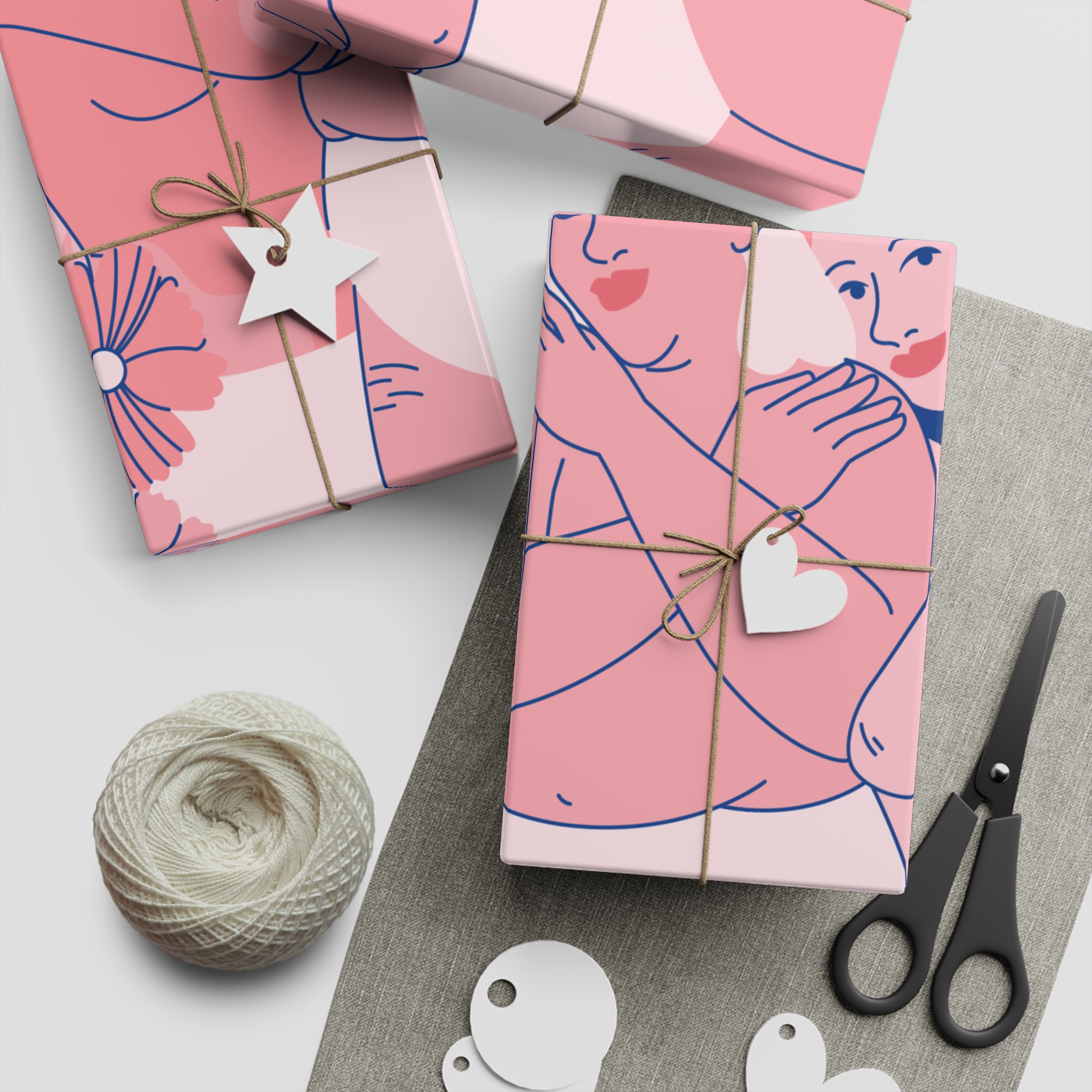 Lesbian Pride Design 050E55 Gift Wrapping Paper Sheets 1pc - Image 5