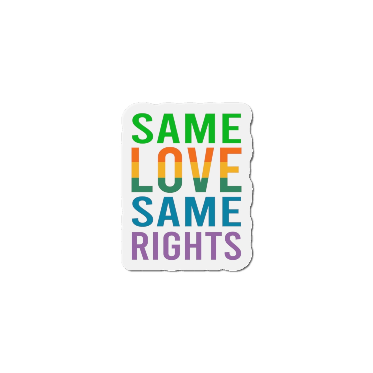 Typography T Shirt Design Collection Die Cut Magnets - Image 10