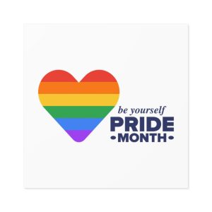 Lgbt Pride Month June Lgbt Flag Rainbow Flag Love Concept Vector Illustration Poster Laminate Stickers Square