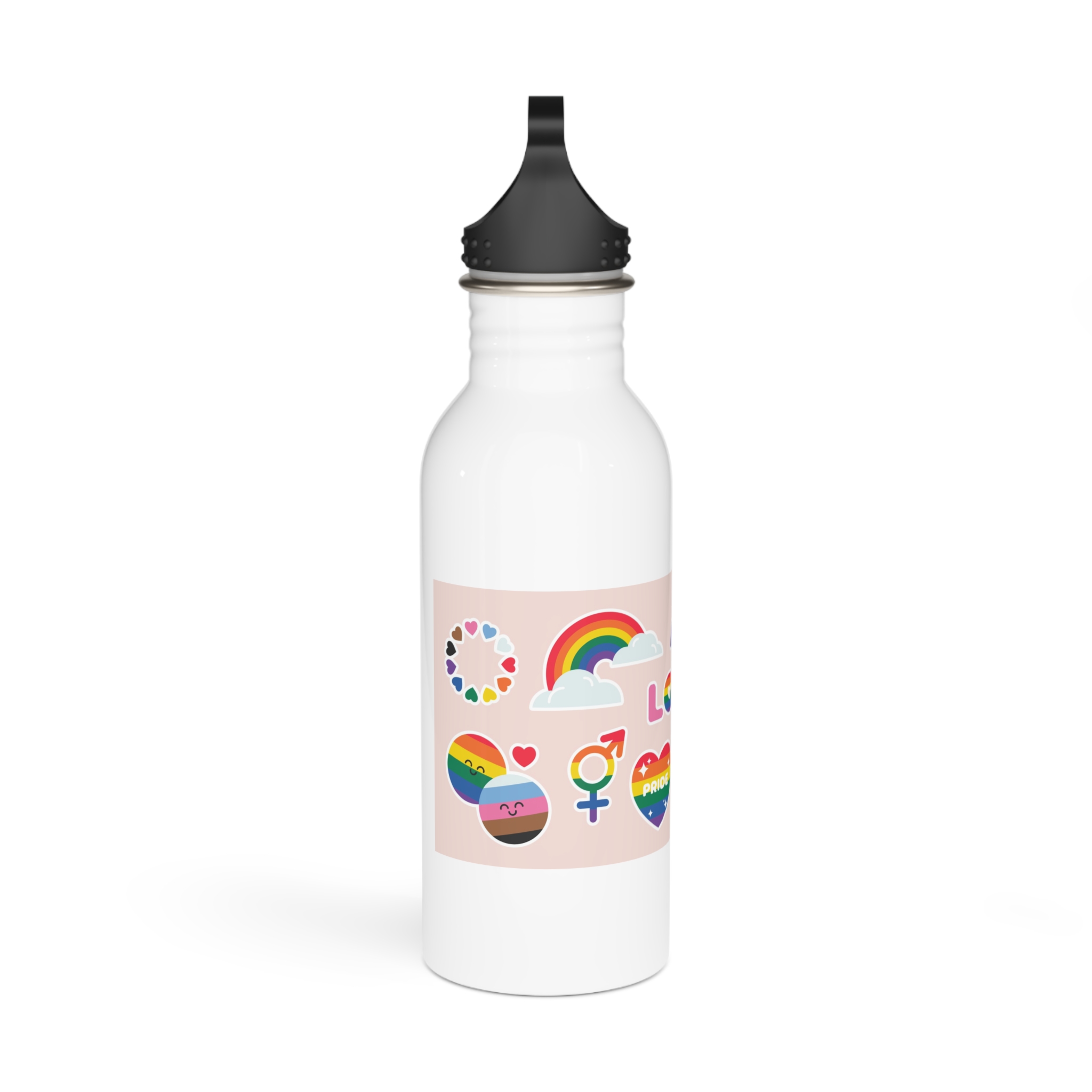 Lesbian Pride Design 050ECB Stainless Steel Water Bottle - Image 2