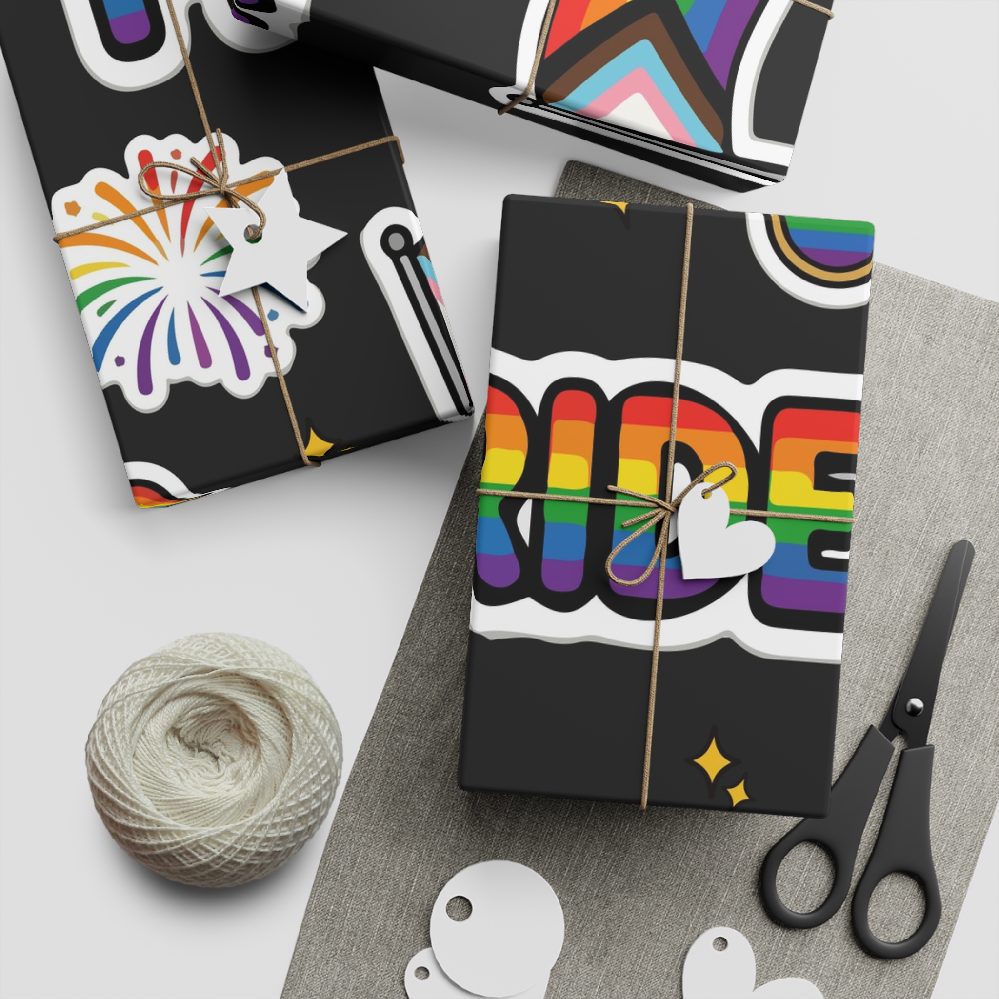 Lesbian Pride Design 20D8BE Gift Wrapping Paper Sheets 1pc - Image 5