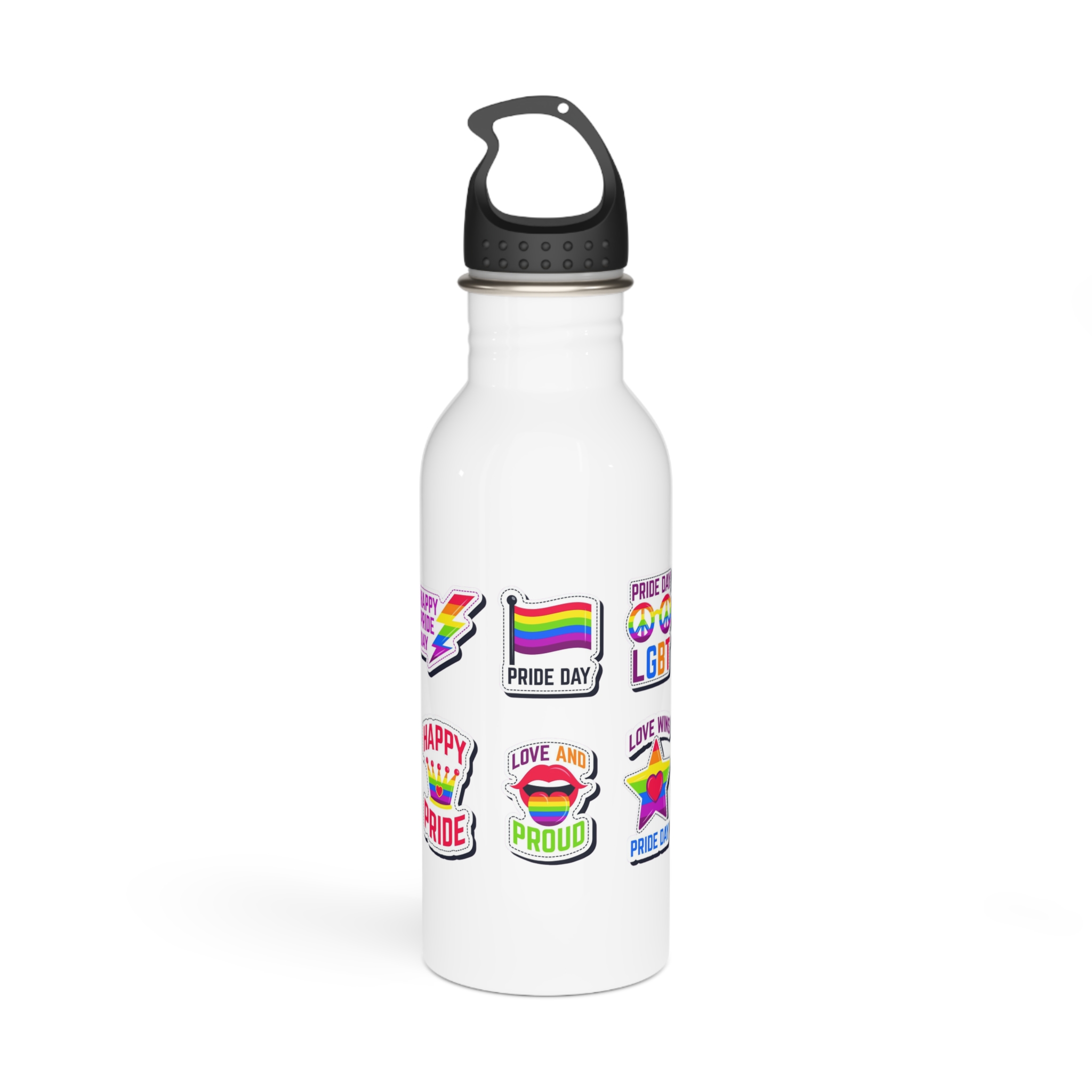 Label Collection With Pride Day Theme Stainless Steel Water Bottle