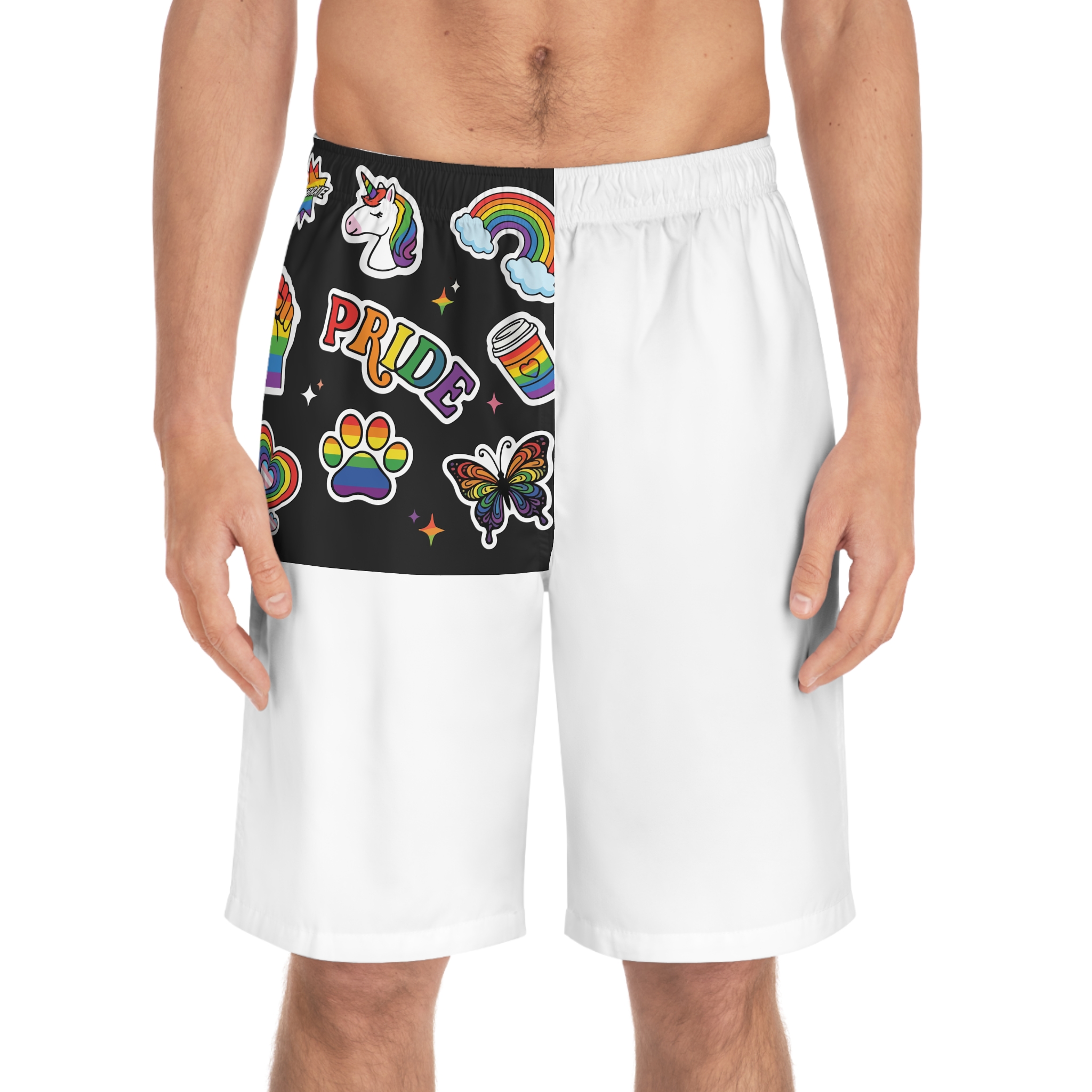 Lesbian Pride Design 58922E Mens Board Shorts Aop - Image 3