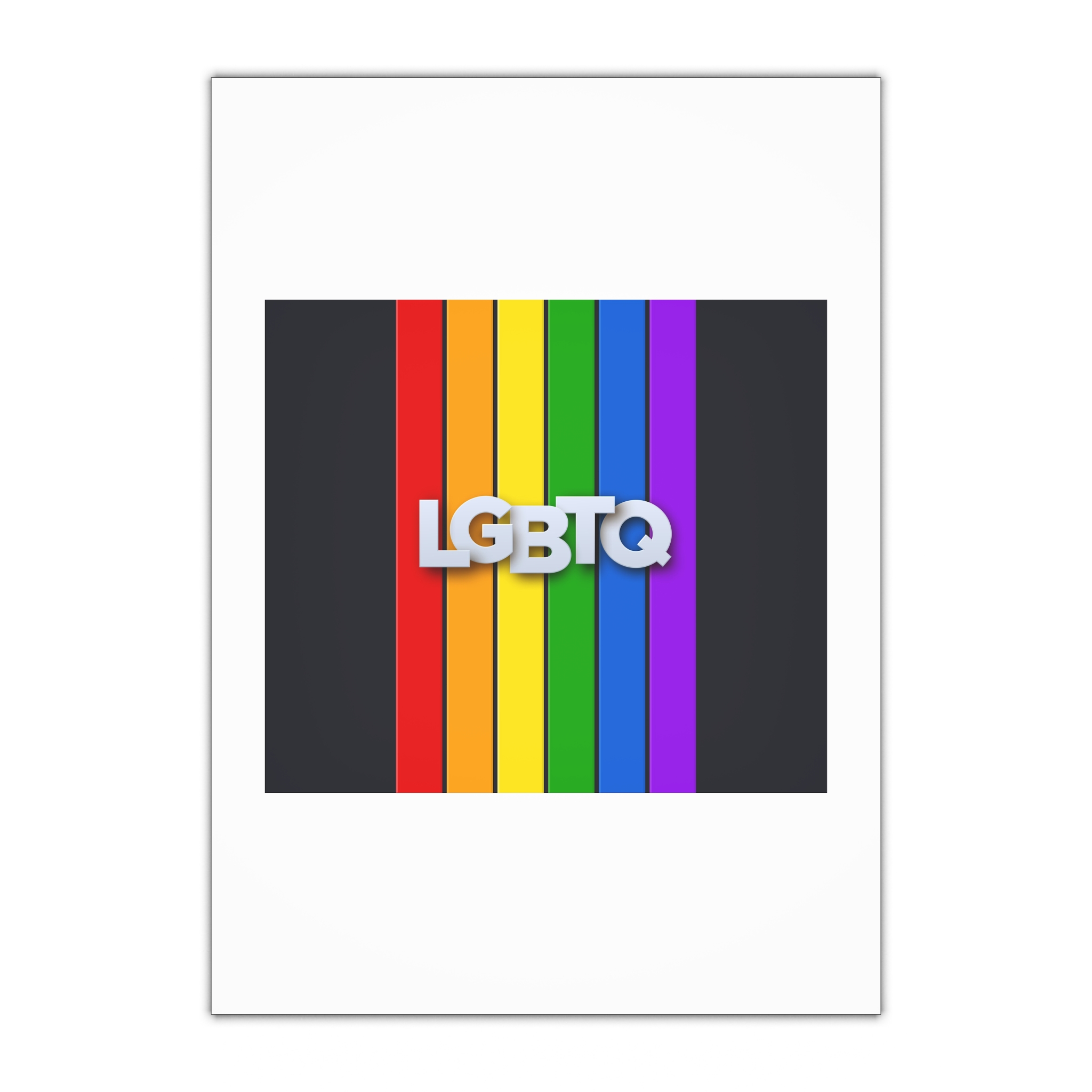 Lgbtq Paper Sign Rainbow Flag Gift Wrapping Paper Sheets 1pc
