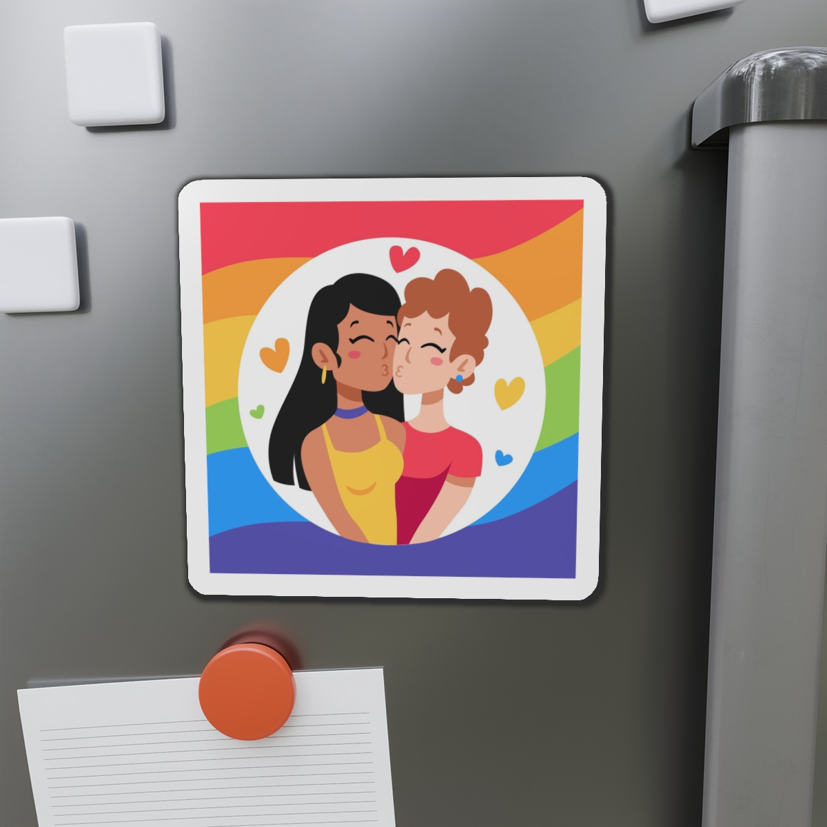 Lesbian Pride Design EF902A Die Cut Magnets - Image 14