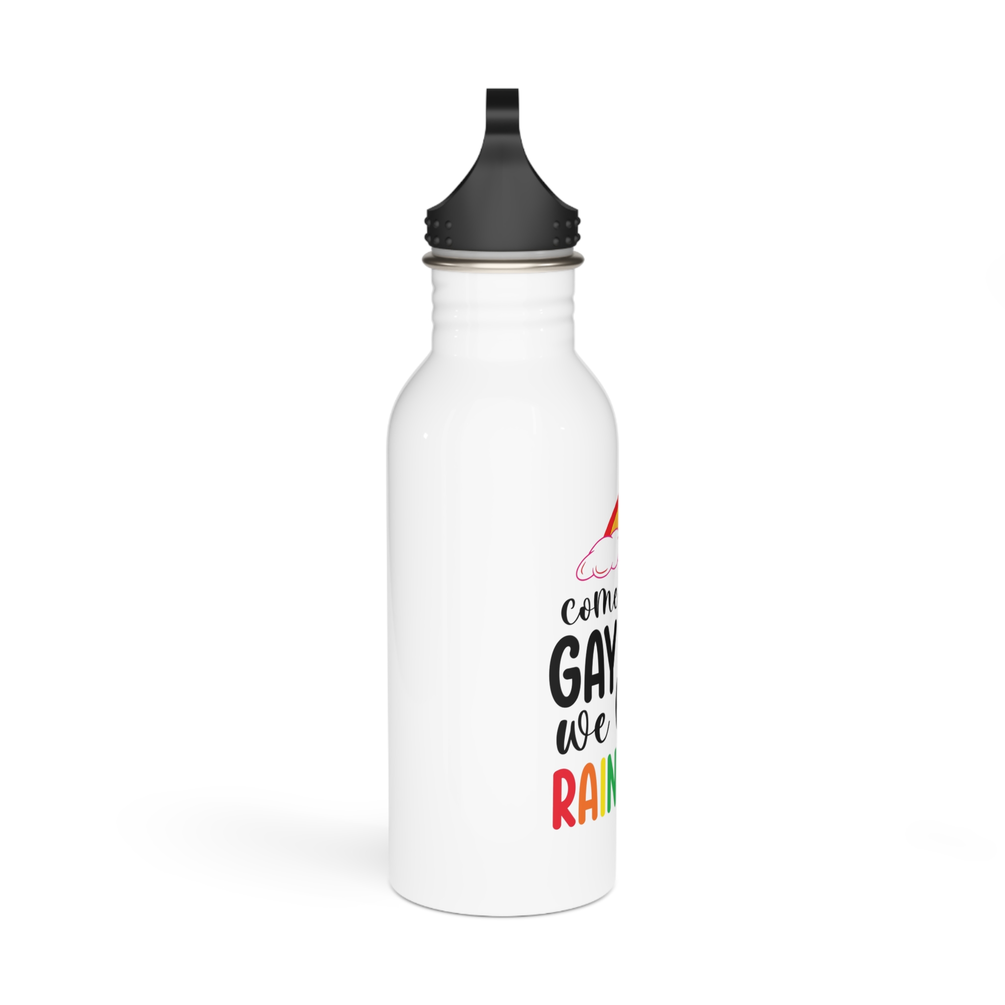 Gay Pride Svg Design Stainless Steel Water Bottle - Image 2