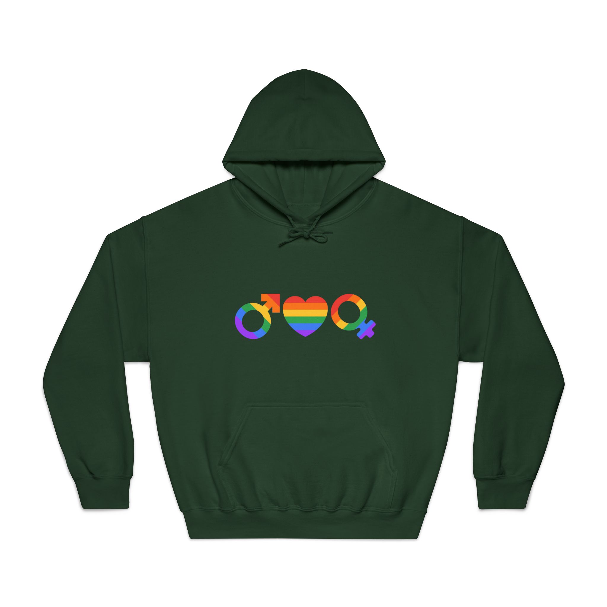 Lgbt Pride Month June Lesbian Gay Bisexual Transgender Lgbtq Flag Rainbow Vector(2) Unisex Dryblend Hooded Sweatshirt - Image 21