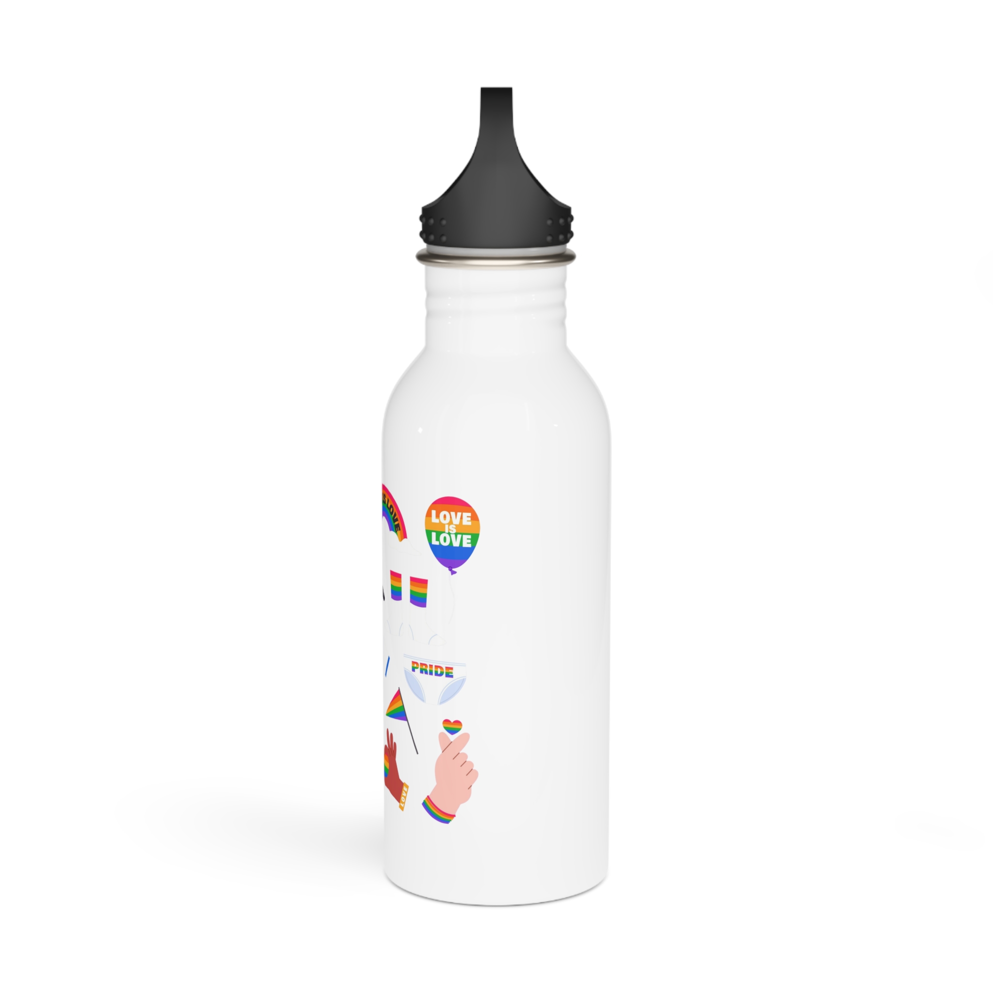 Elements Collection Pride Month Celebration Stainless Steel Water Bottle - Image 4