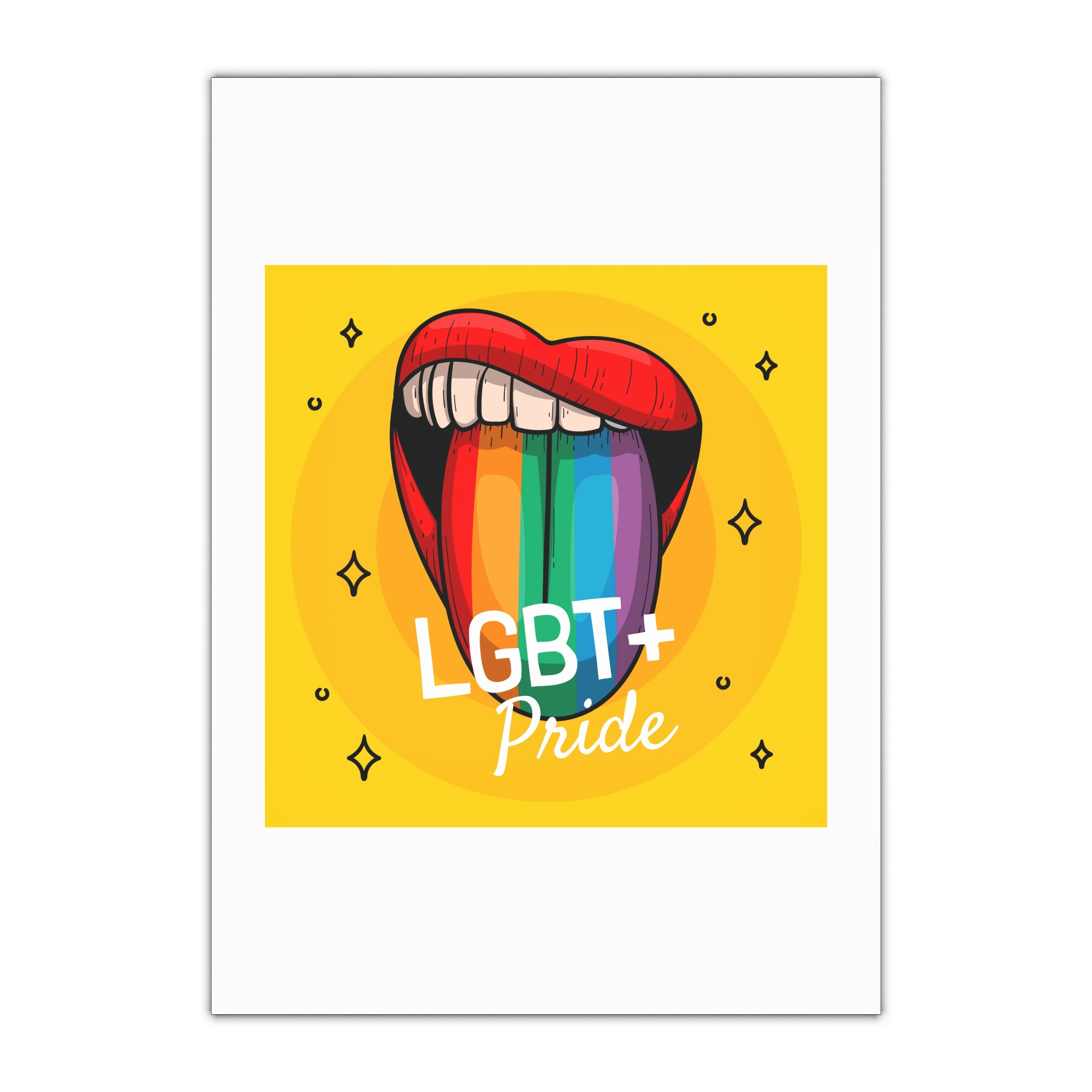 Hand Drawn Pride Month Lgbt Illustration Gift Wrapping Paper Sheets 1pc