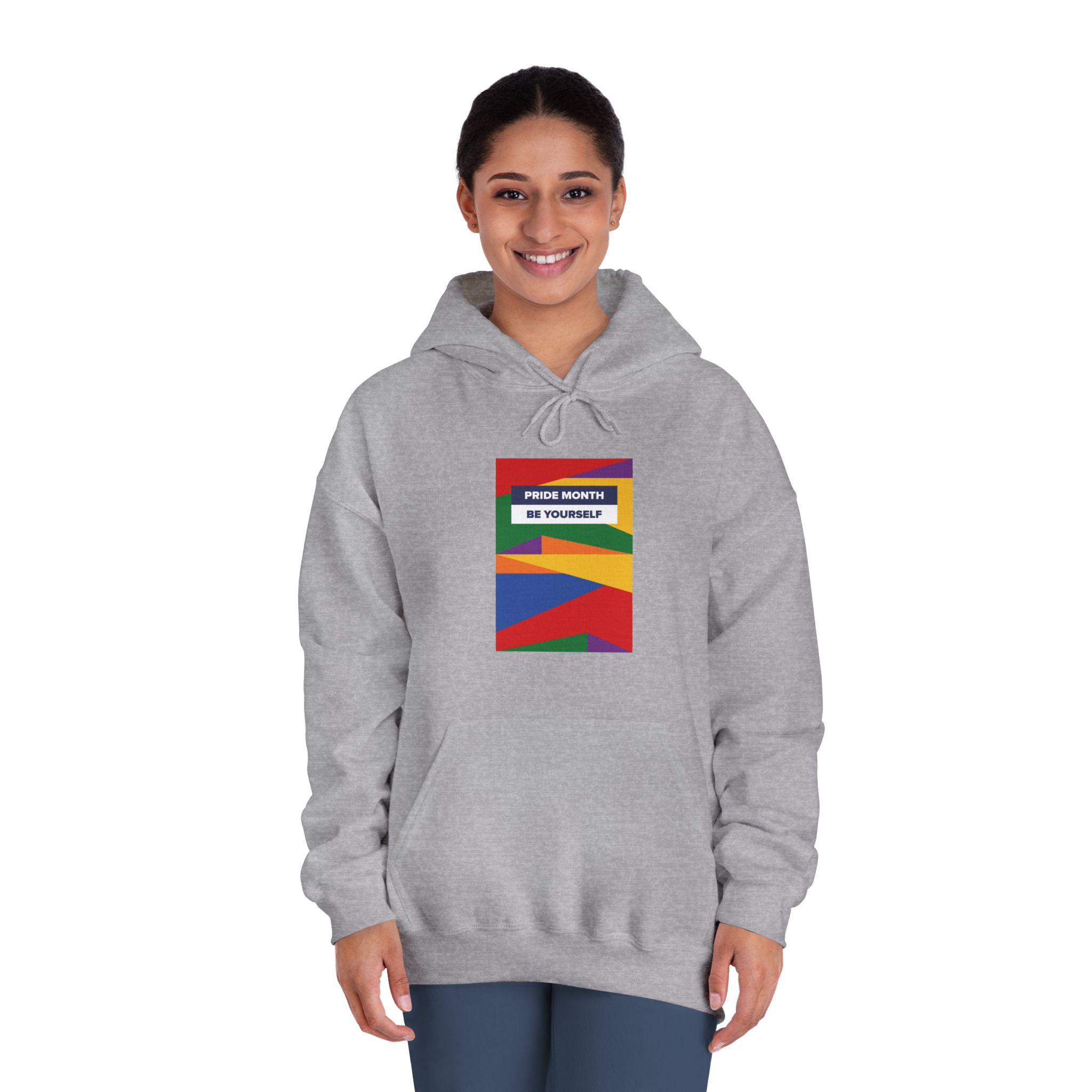 Lgbt Pride Month June Lesbian Gay Bisexual Transgender Lgbtq Flag Rainbow Vector(2) Unisex Dryblend Hooded Sweatshirt - Image 16