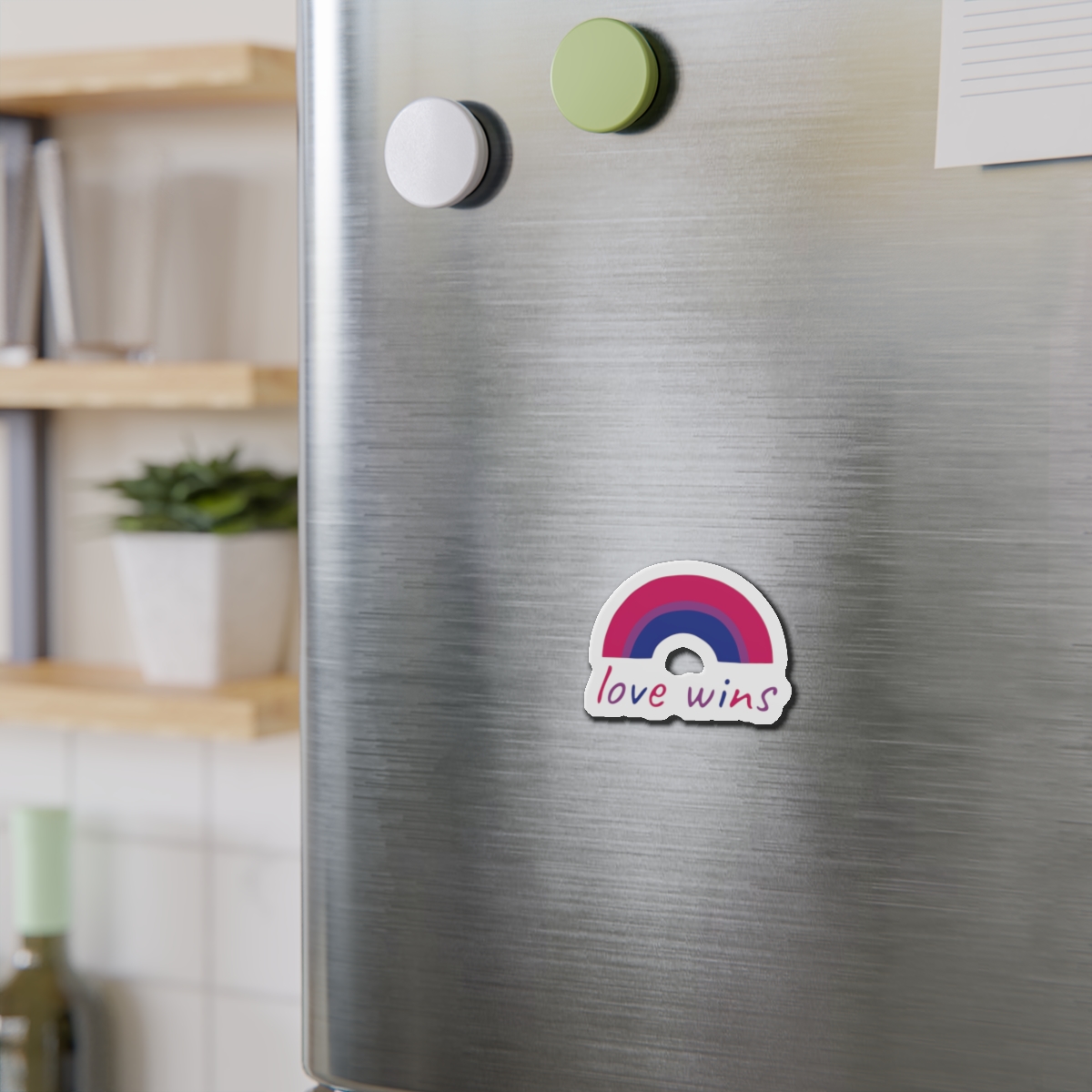 Colorful Rainbow Shape Bisexual Pride Flag Happy Pride Day Lgbtqia Community Pride Month Vector Hand Drawn Doodle Posters Stickers Logo Cards Die Cut Magnets - Image 6