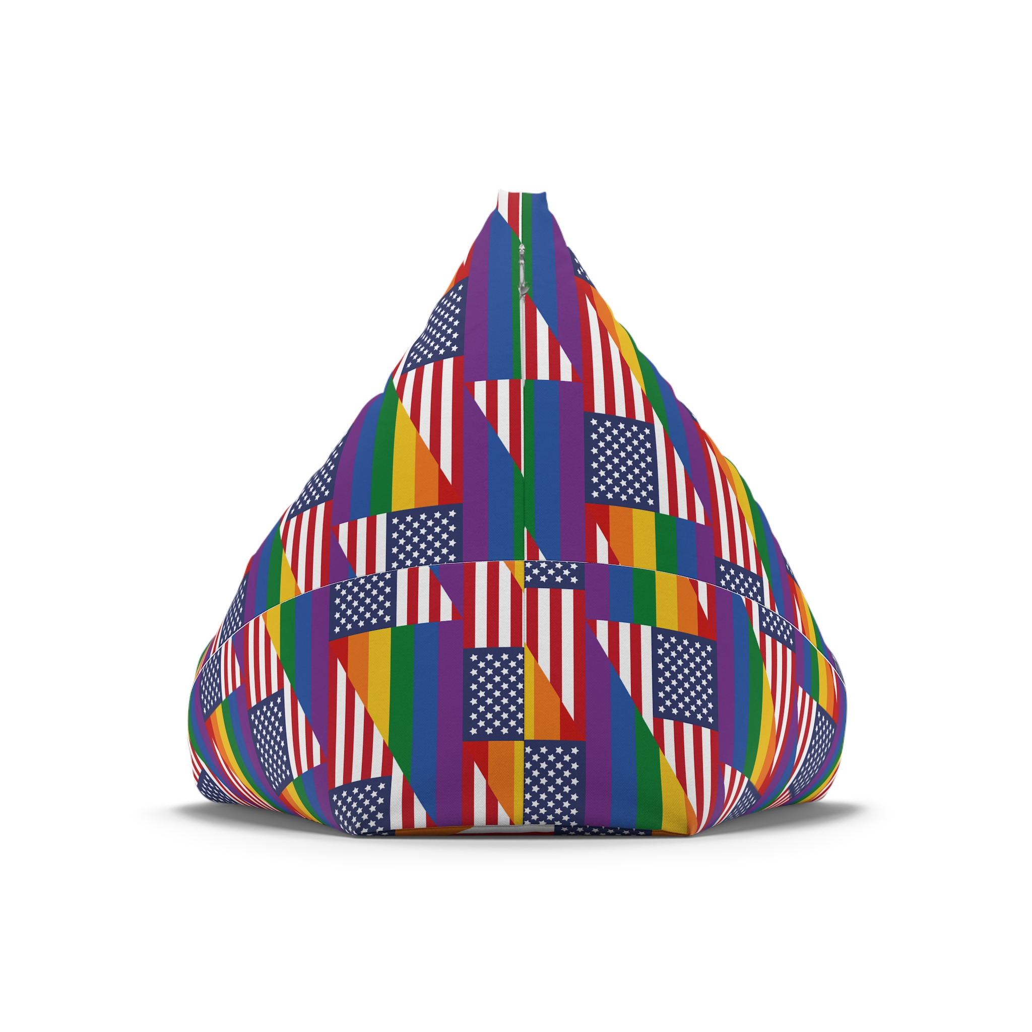 Lgbt Pride Month June Lesbian Gay Bisexual Transgender Lgbtq Flag Rainbow Vector(2) (1) Bean Bag Chair Cover - Image 6