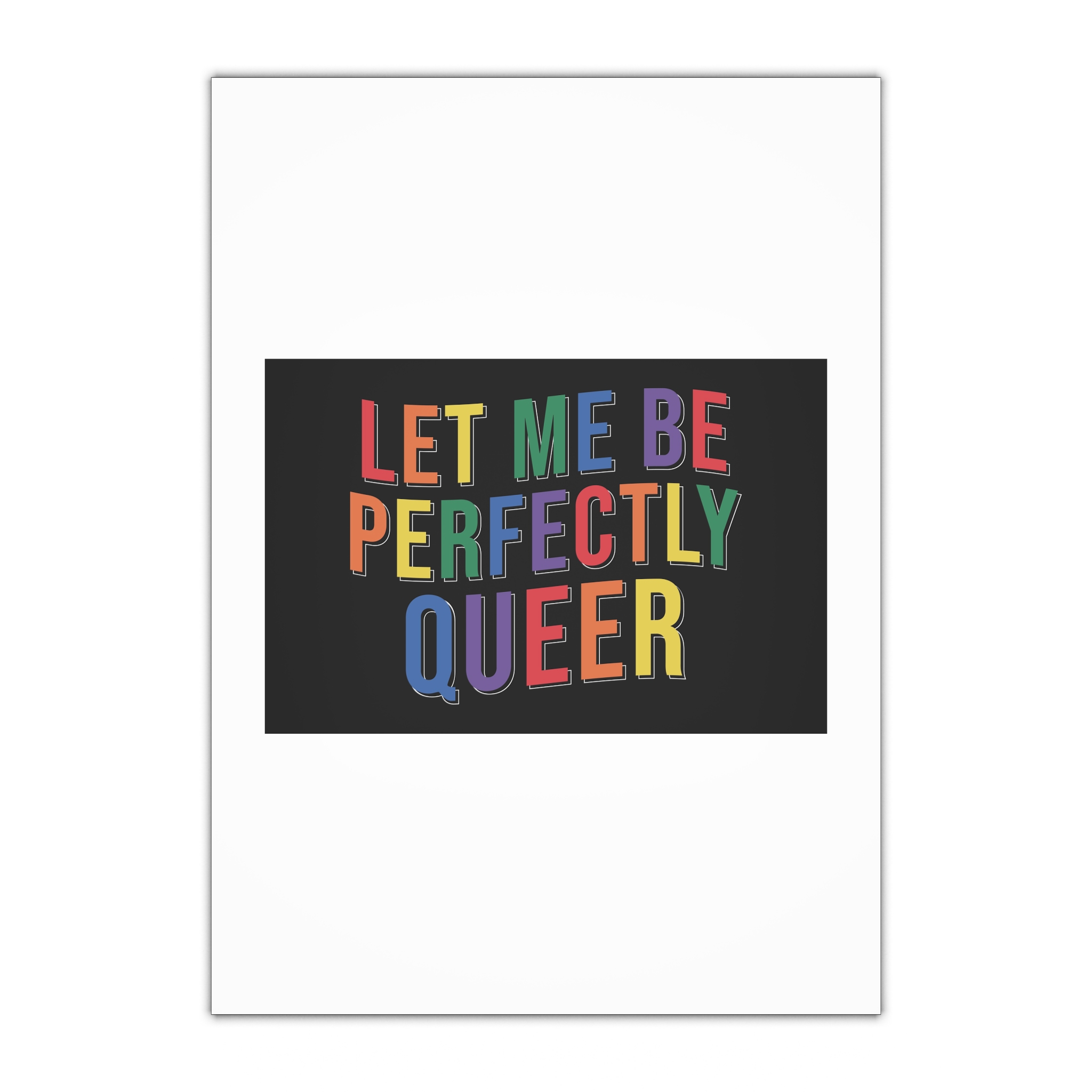Pride Lgbtq Gay Typography Vector Tshirt Design(9) Gift Wrapping Paper Sheets 1pc