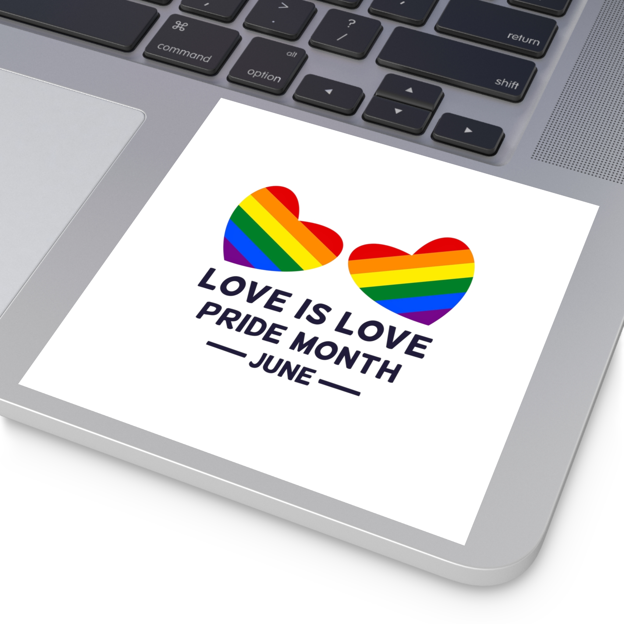 Lgbtq Pride Month June Every Year Rainbow Sign Pride Community Design Banner Poster Card Background Template Laminate Stickers Square - Image 35