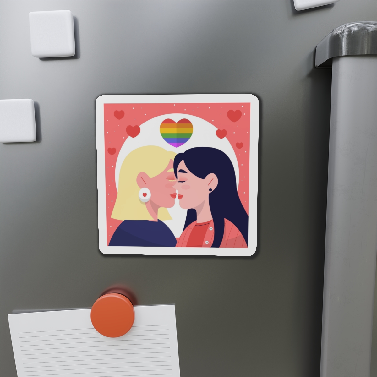 Lesbian Pride Design 2D6E26 Die Cut Magnets - Image 11